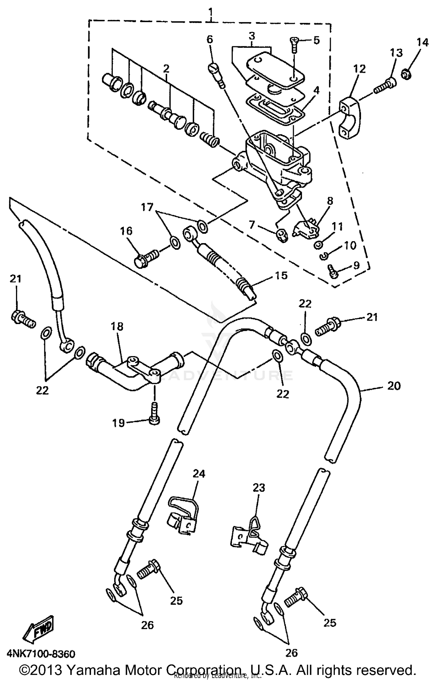 FRONT MASTER CYLINDER