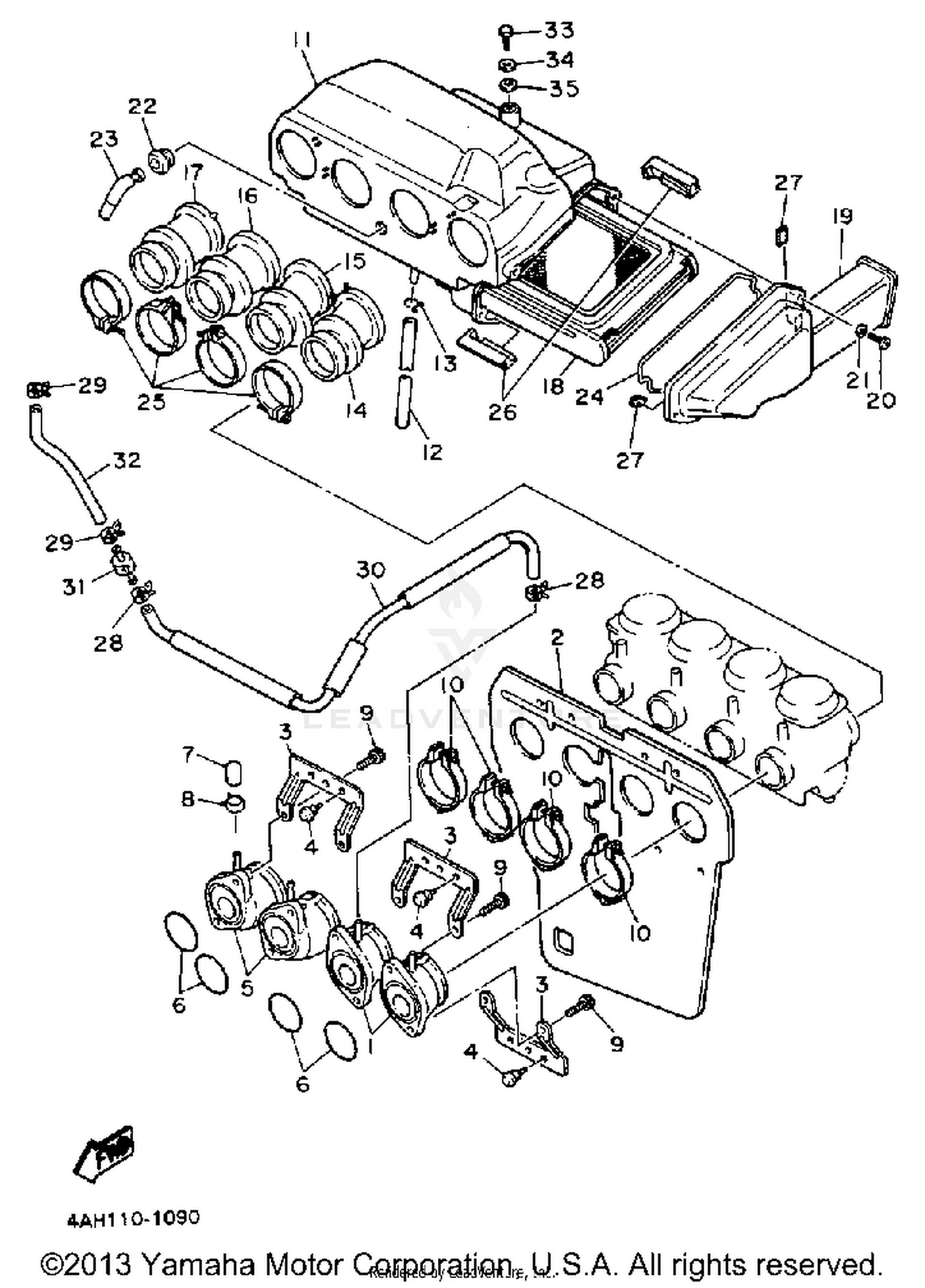 AIR FILTER NON CALIFORNIA MODEL