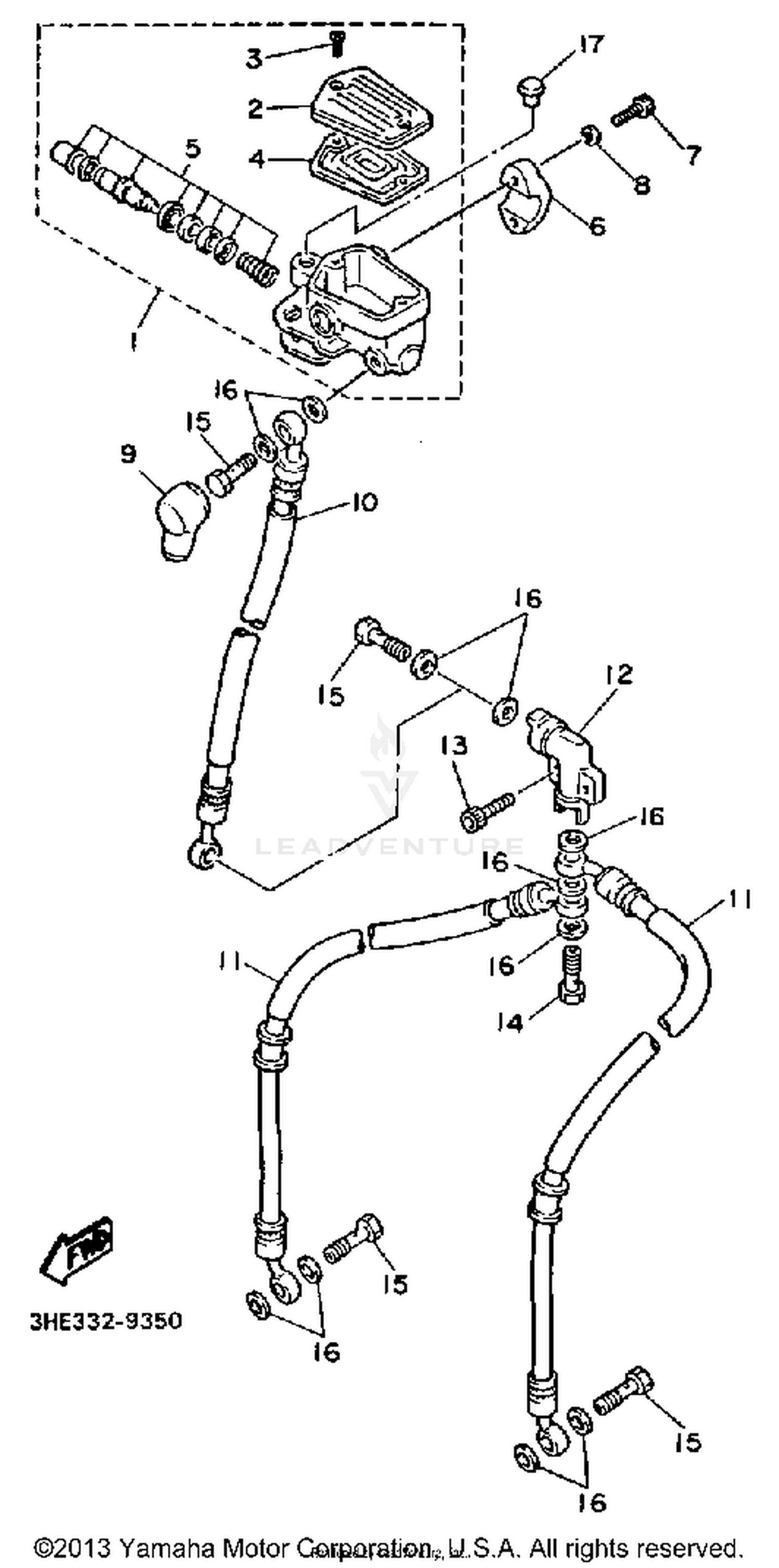 FRONT MASTER CYLINDER