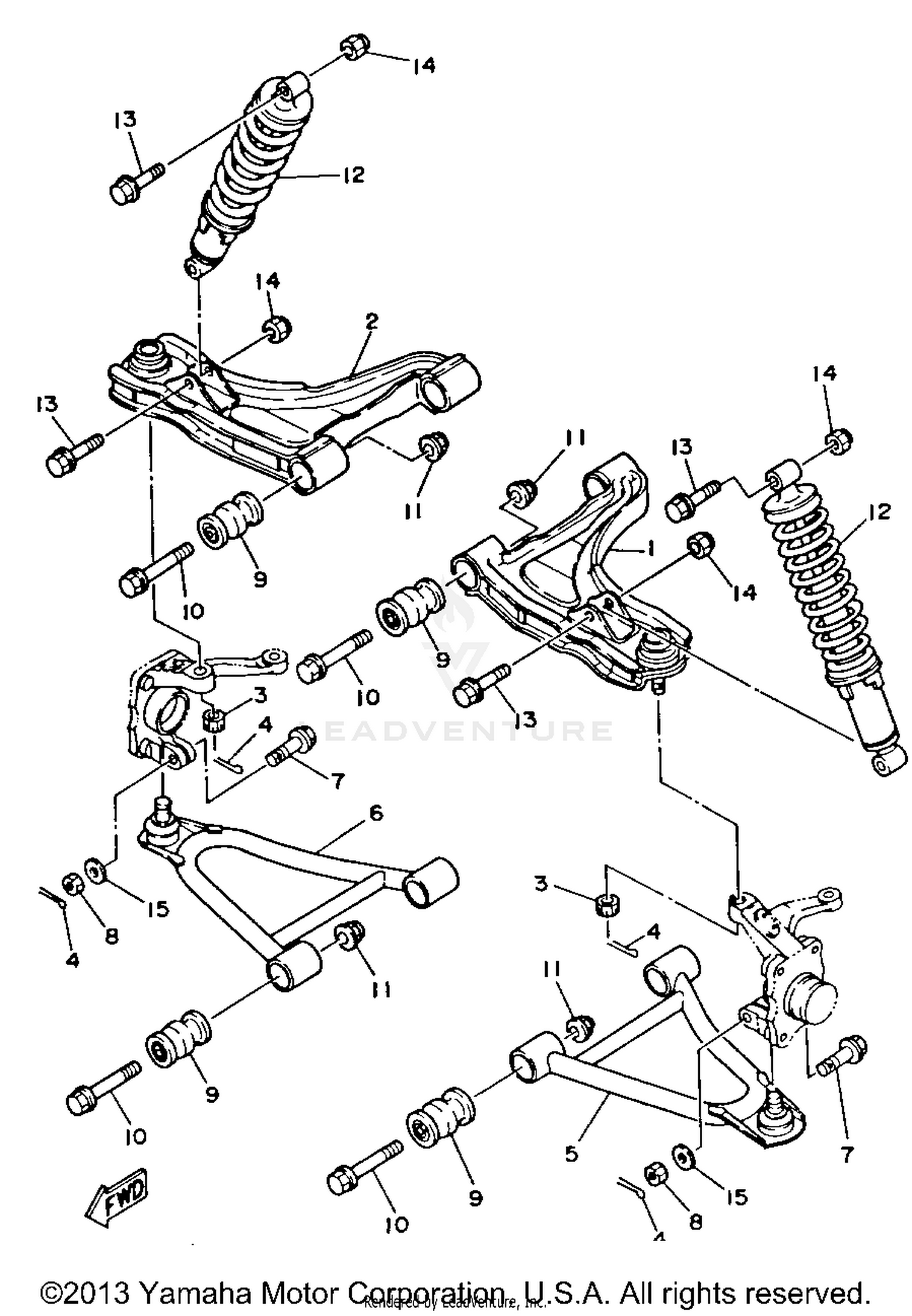 FRONT SUSPENSION - WHEEL