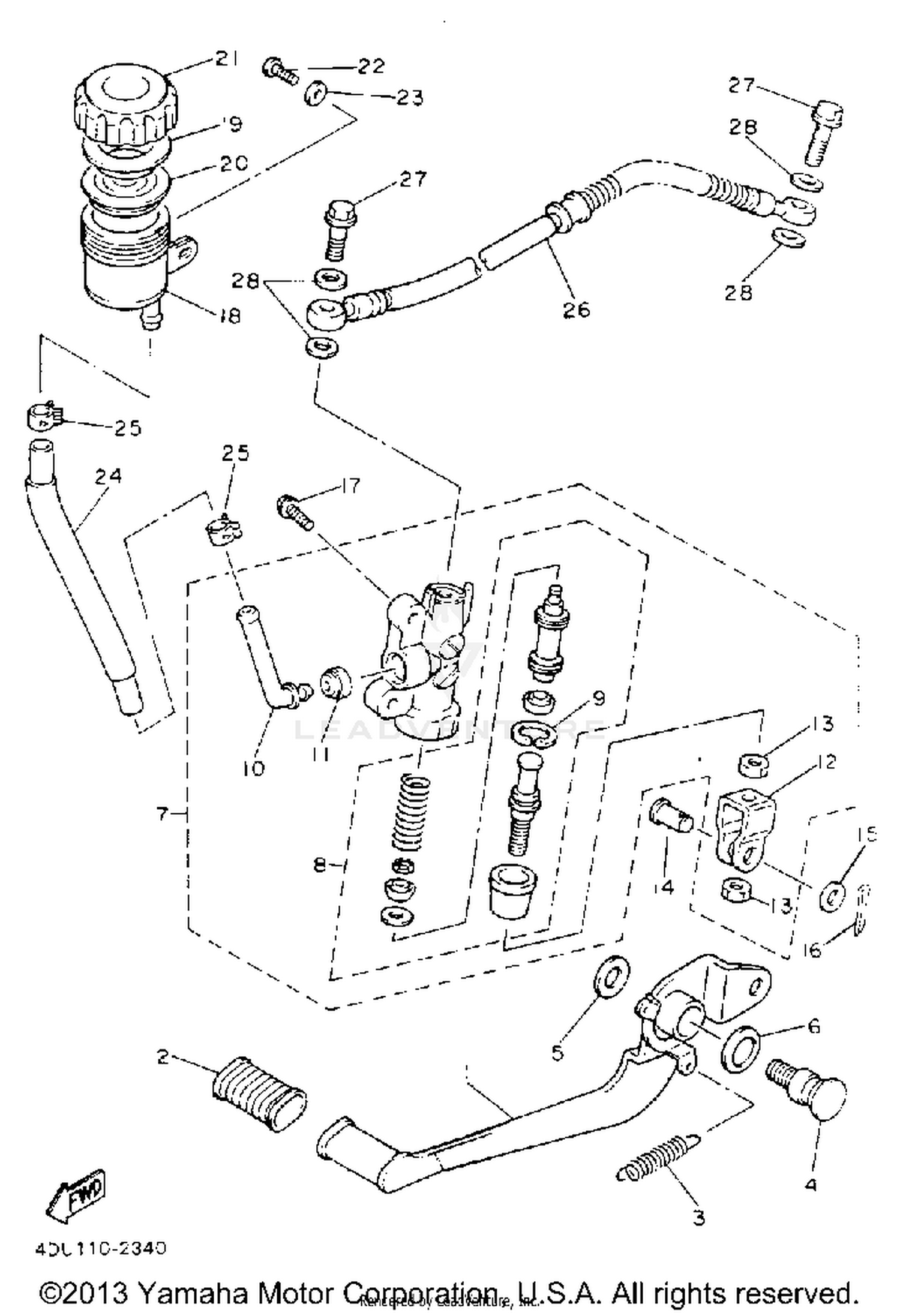 REAR MASTER CYLINDER