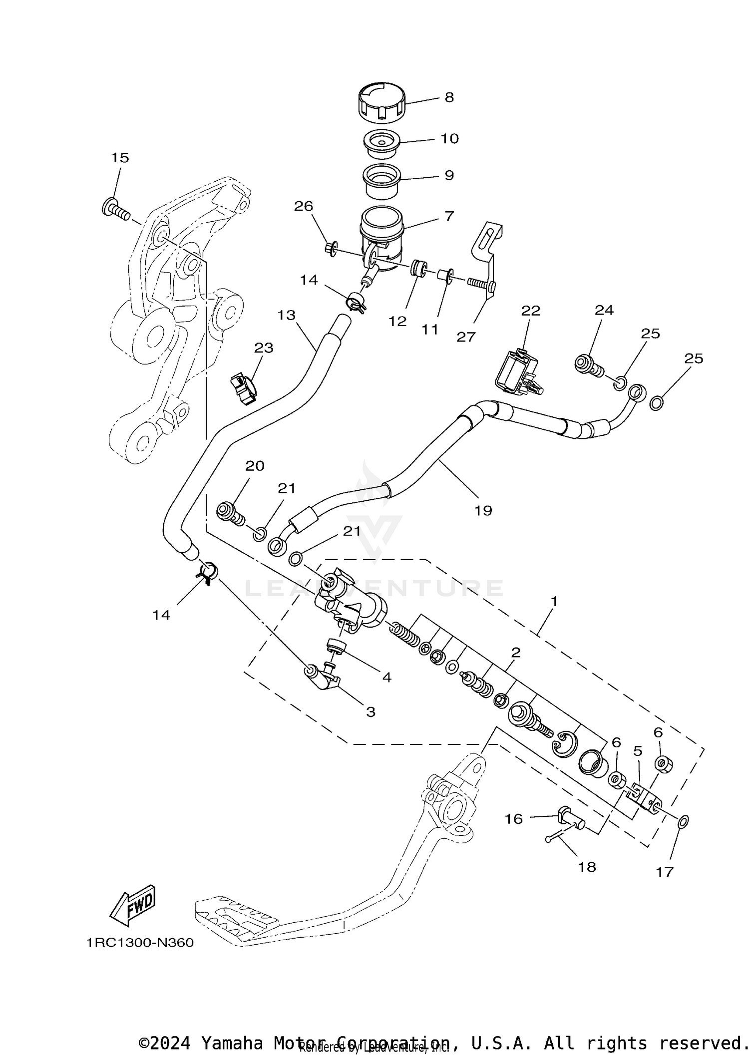 REAR MASTER CYLINDER