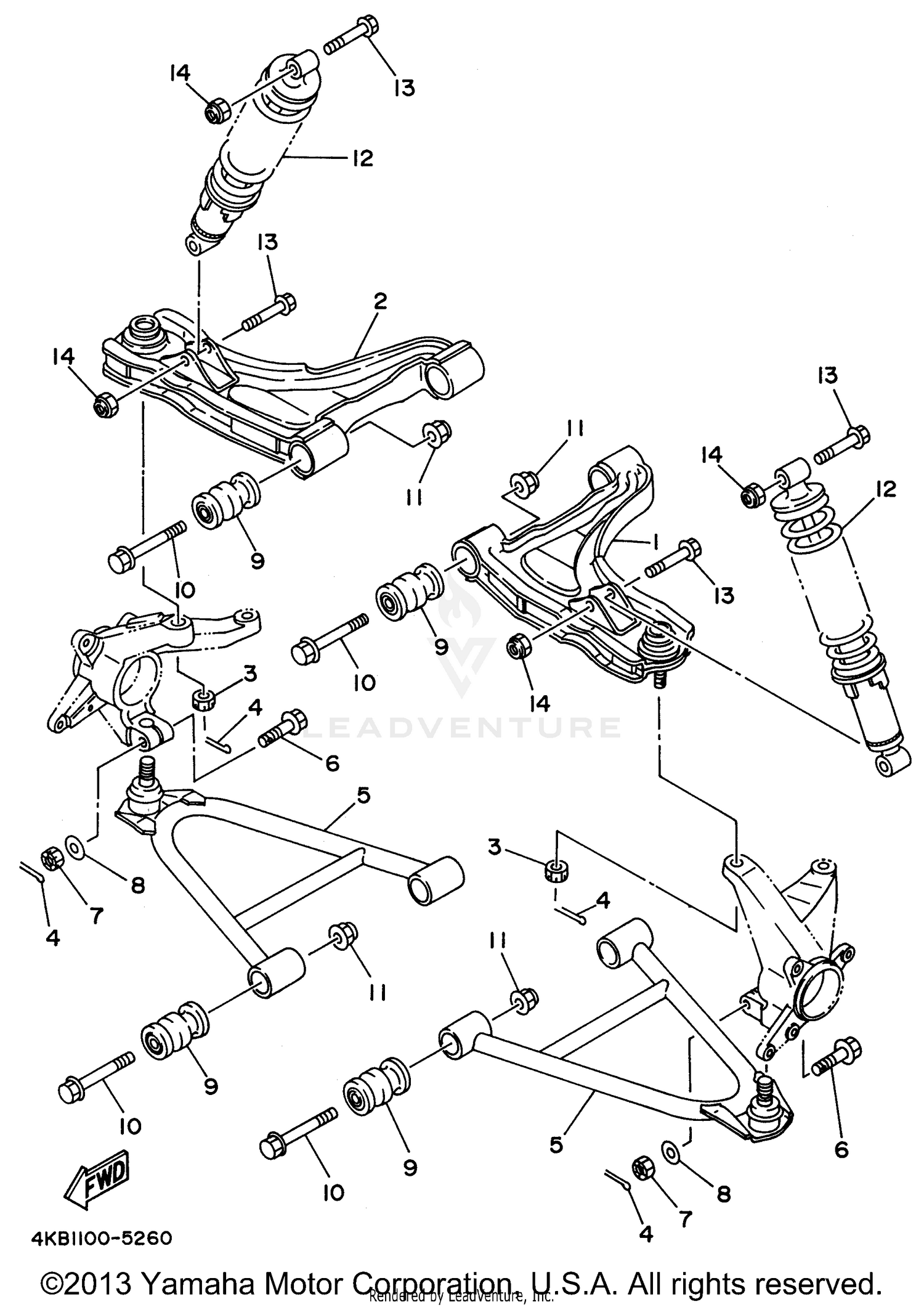 FRONT SUSPENSION - WHEEL