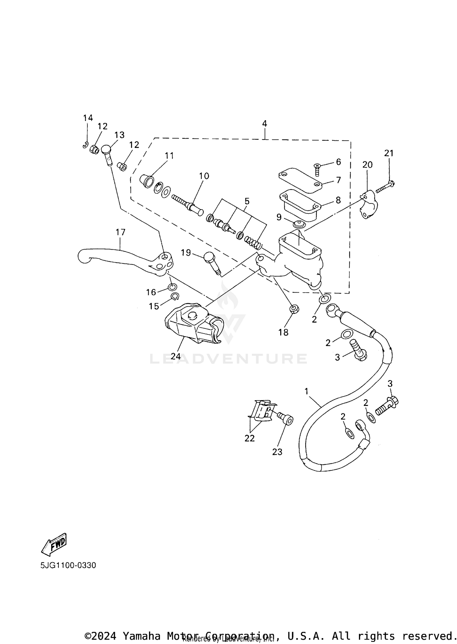 FRONT MASTER CYLINDER