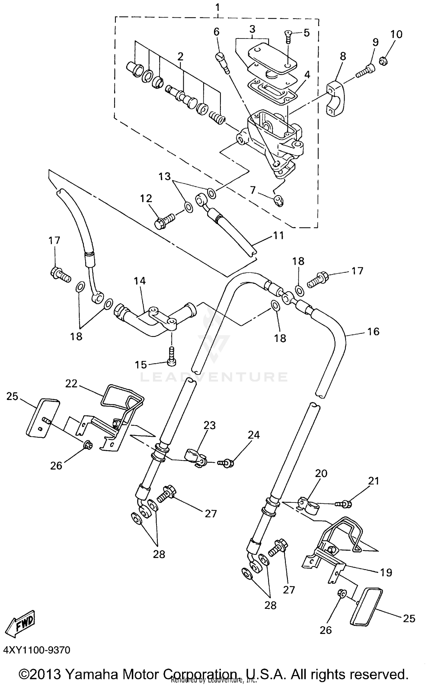 FRONT MASTER CYLINDER