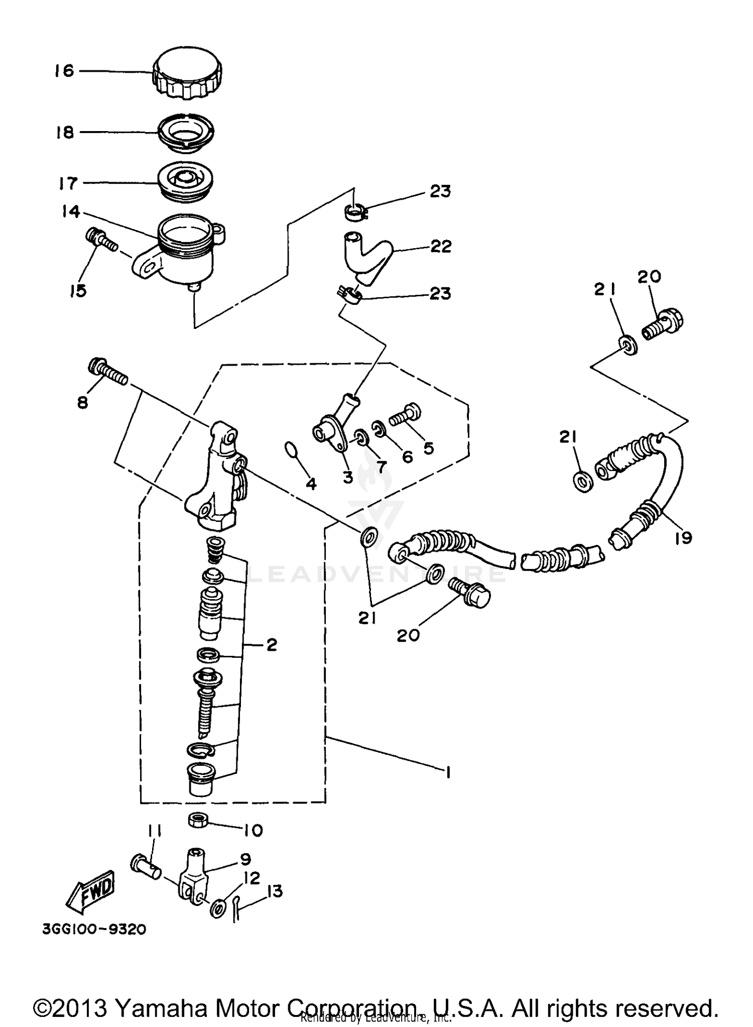 REAR MASTER CYLINDER