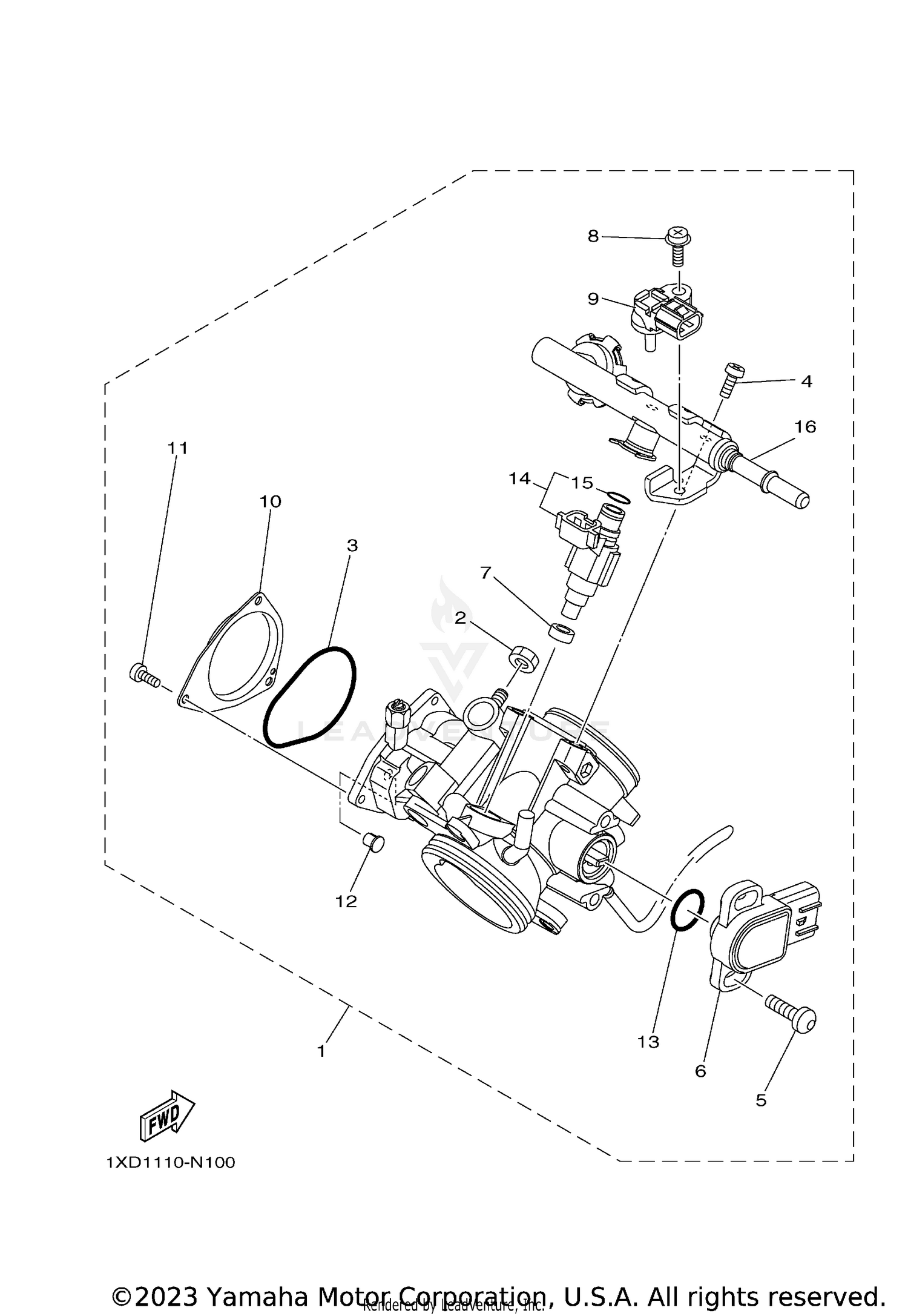 THROTTLE BODY ASSY 1