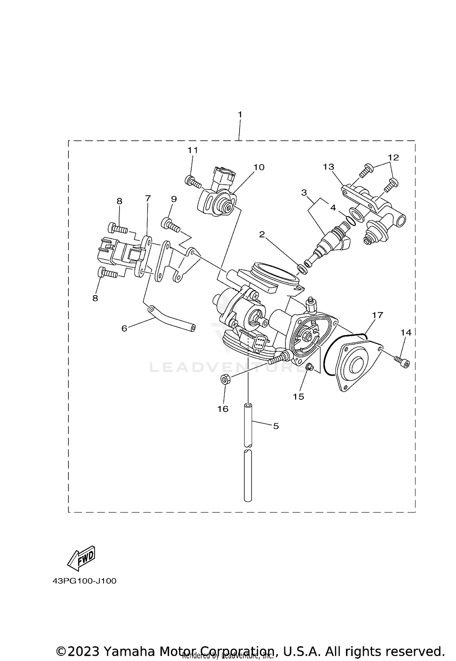 THROTTLE BODY ASSY 1