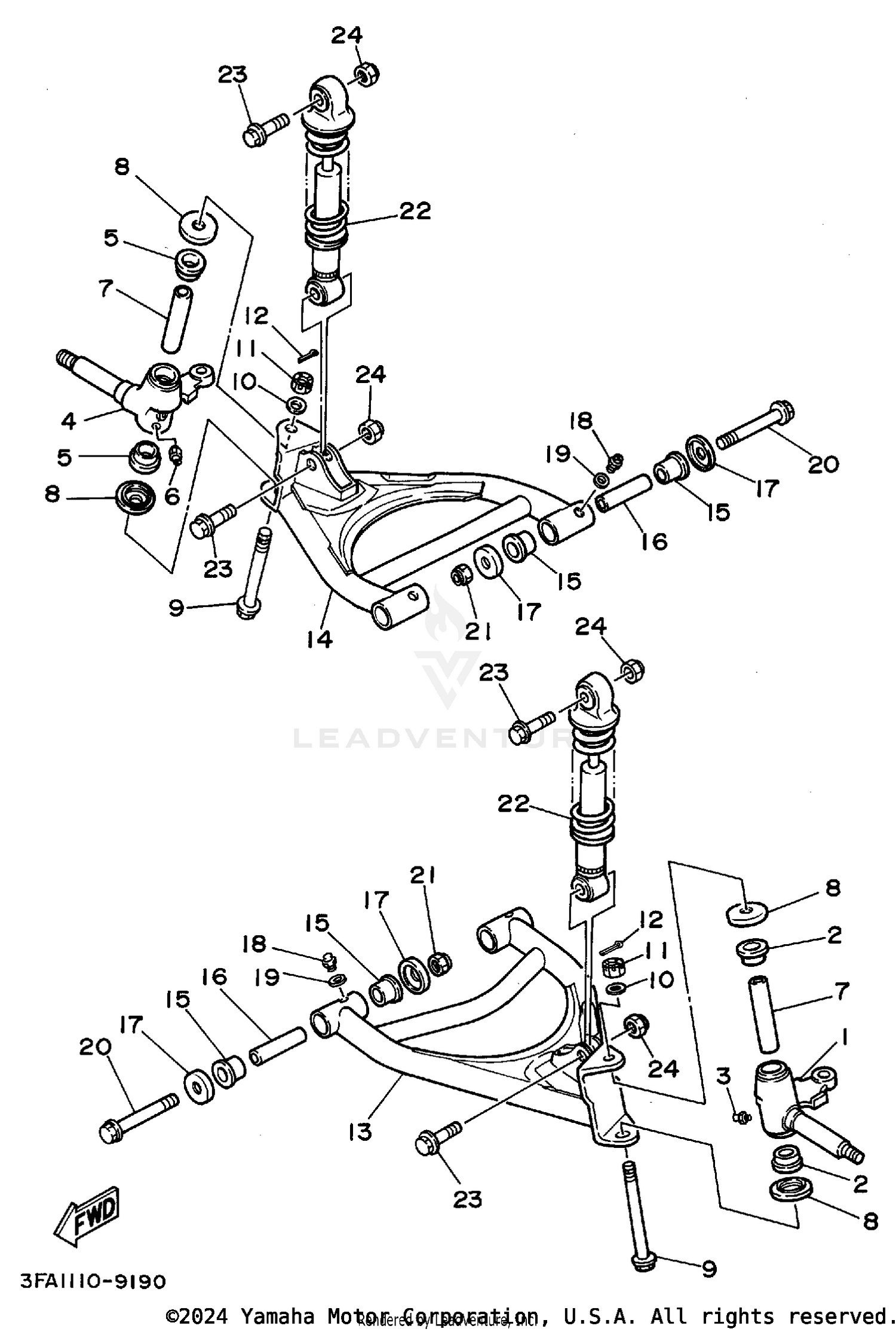 FRONT SUSPENSION WHEEL