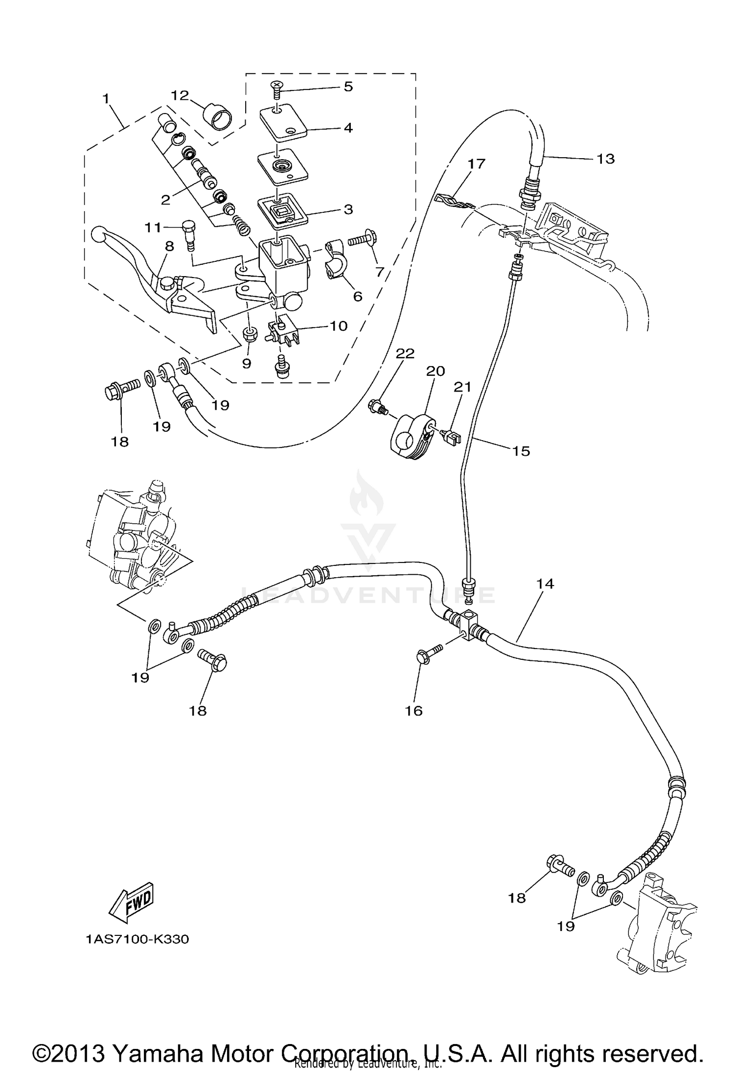FRONT MASTER CYLINDER