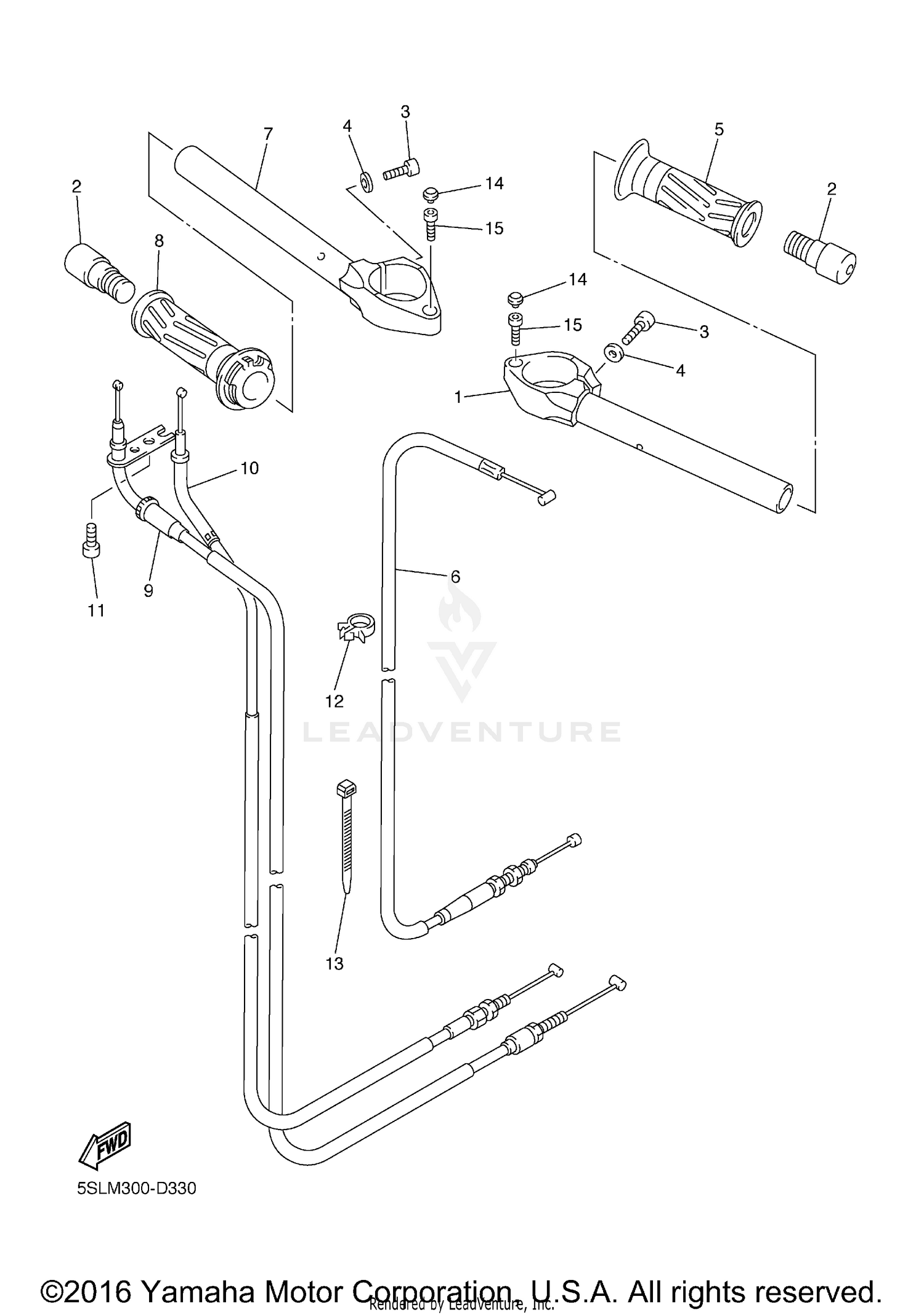 STEERING HANDLE CABLE