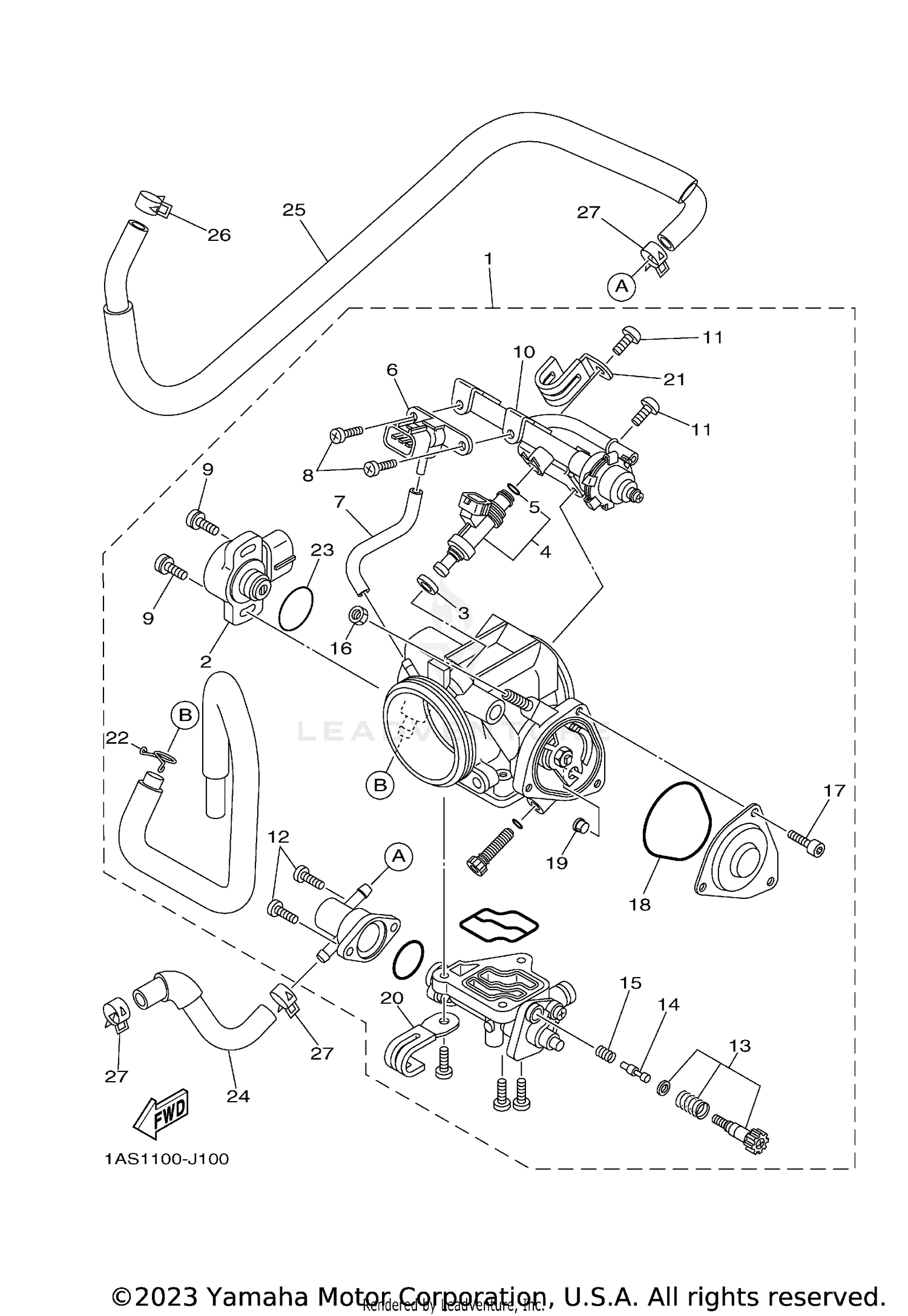 THROTTLE BODY ASSY 1