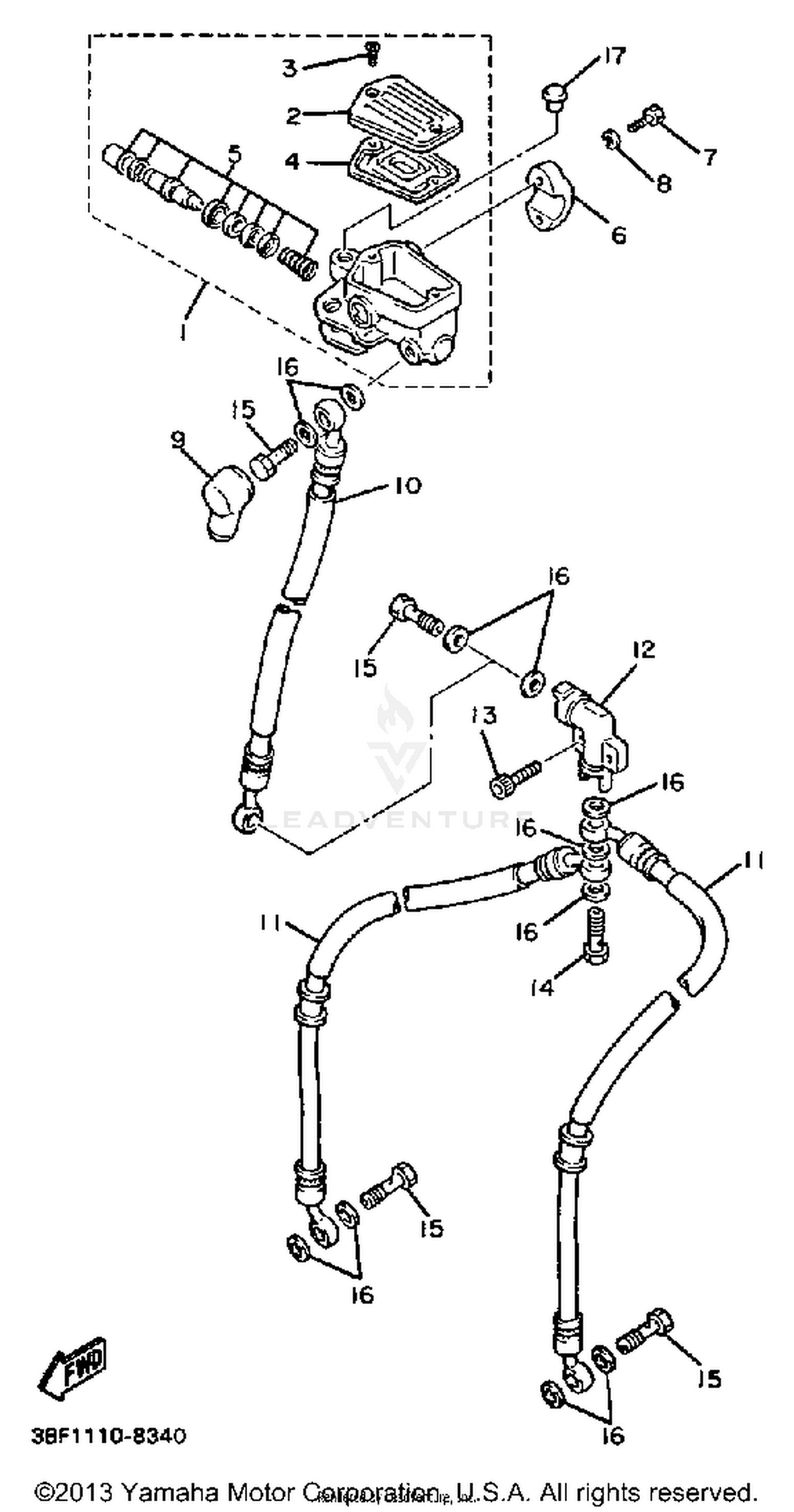 FRONT MASTER CYLINDER