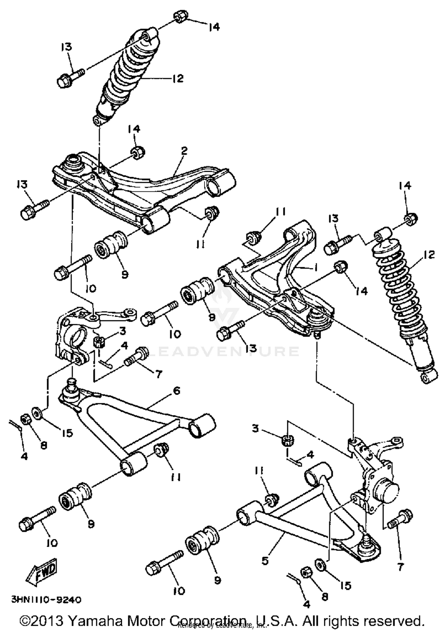 FRONT SUSPENSION-WHEEL