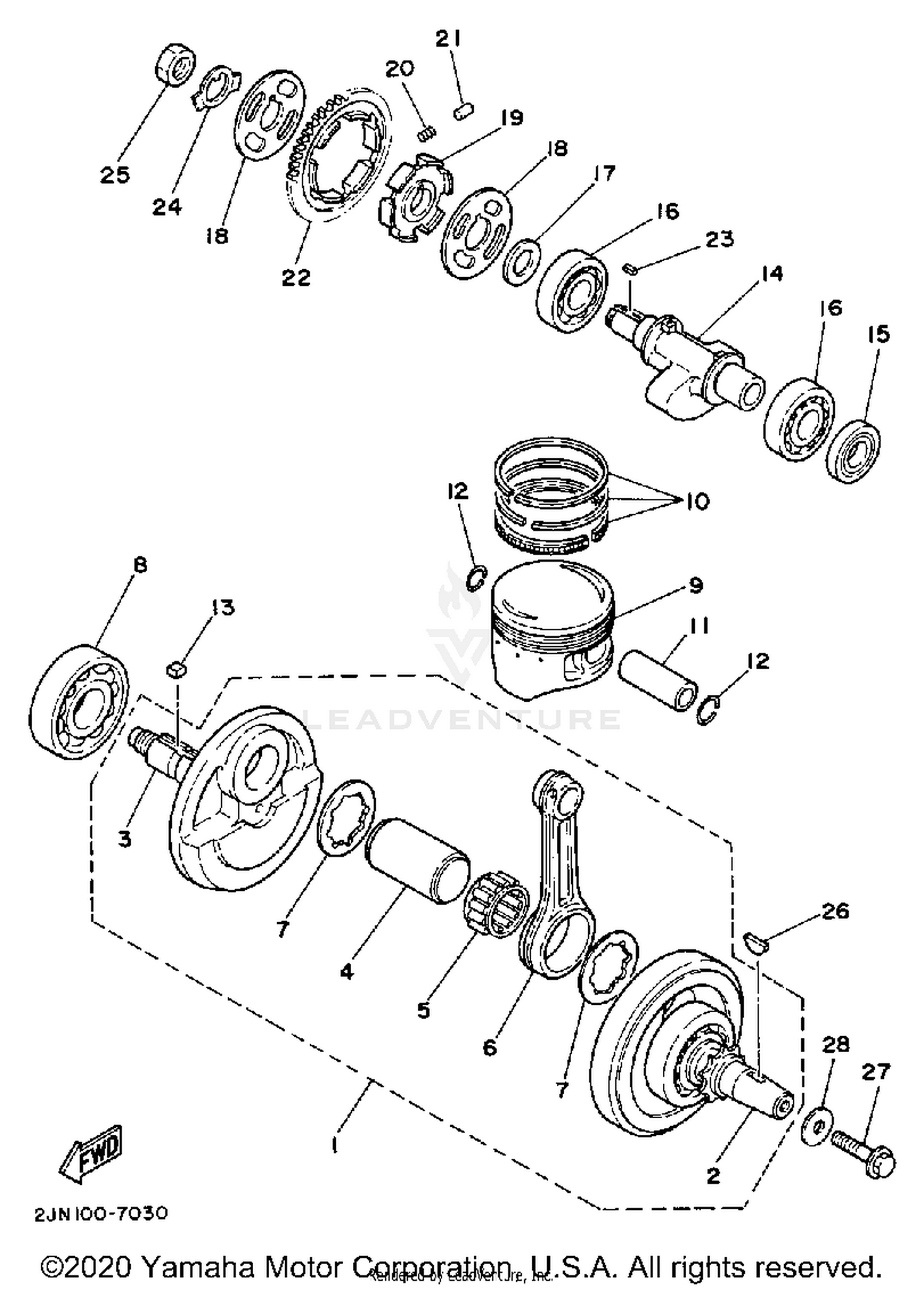 CRANKSHAFT PISTON