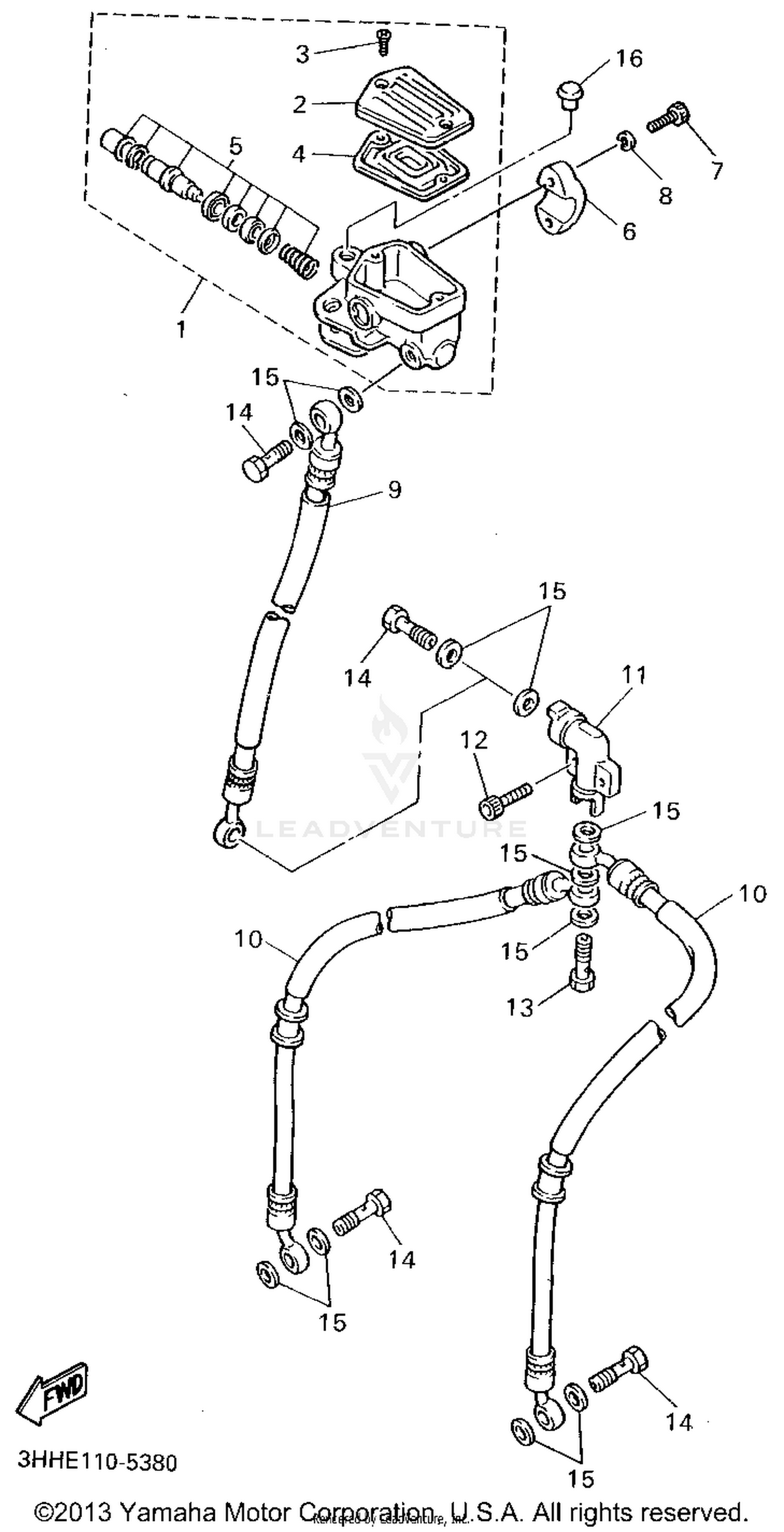 FRONT MASTER CYLINDER
