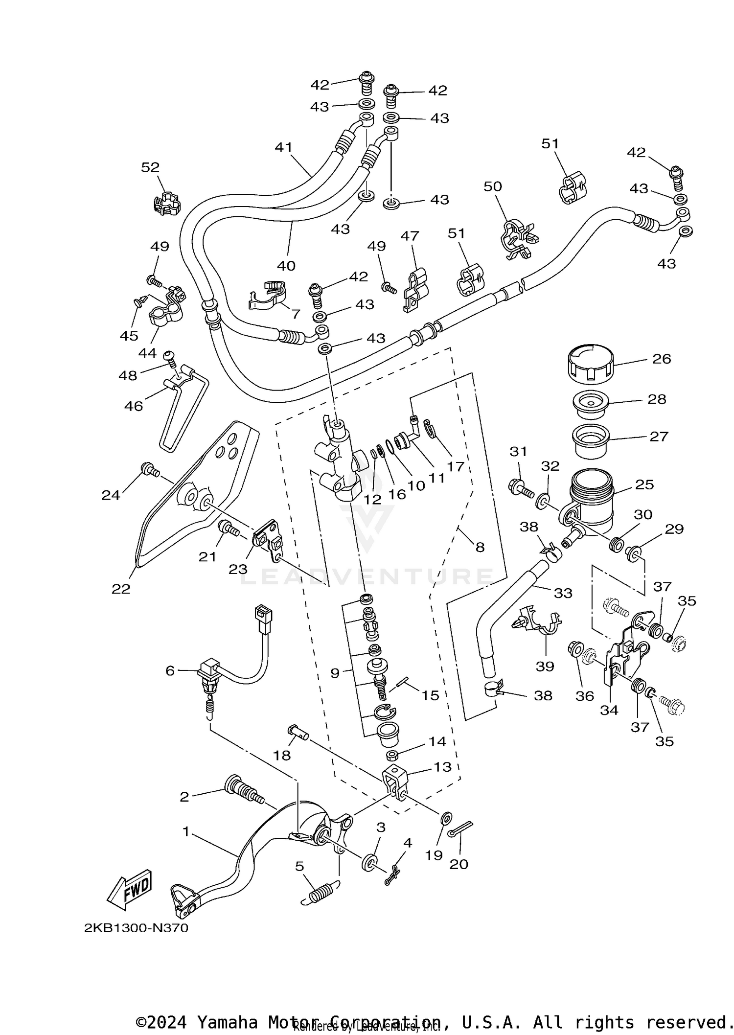 REAR MASTER CYLINDER
