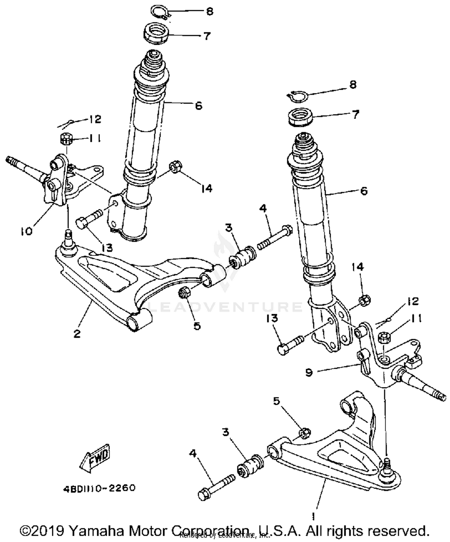 FRONT SUSPENSION-WHEEL