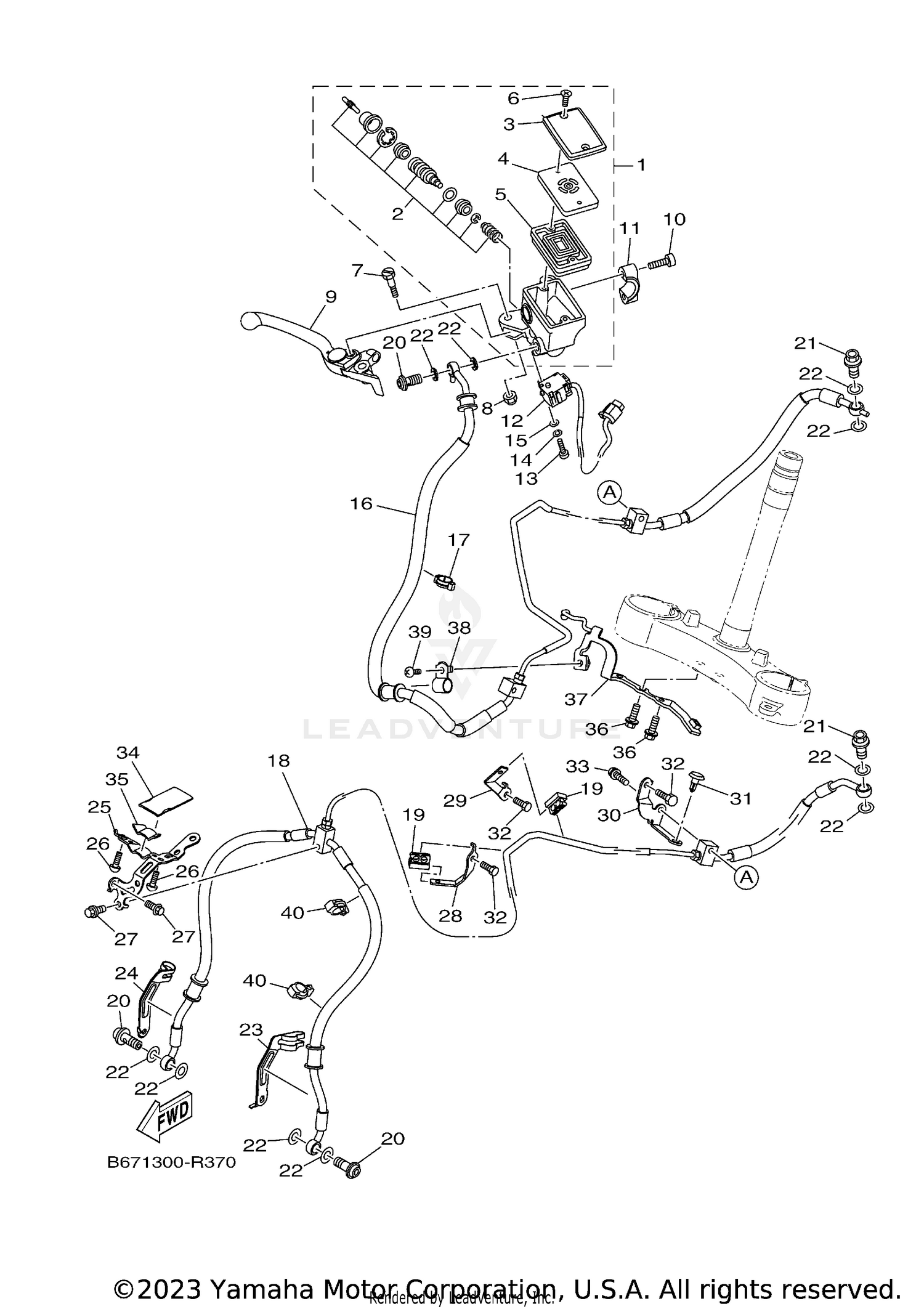FRONT MASTER CYLINDER