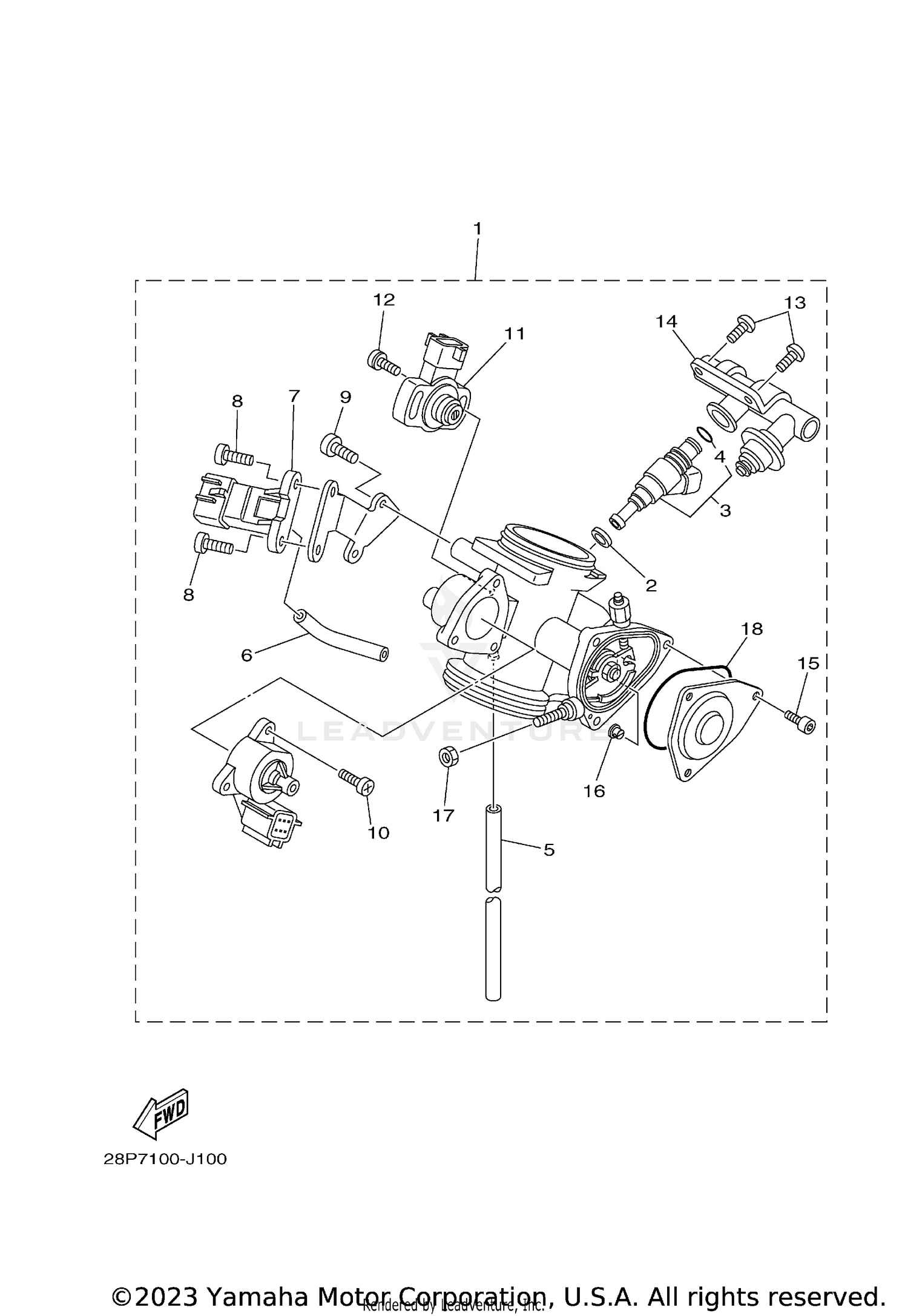 THROTTLE BODY ASSY 1