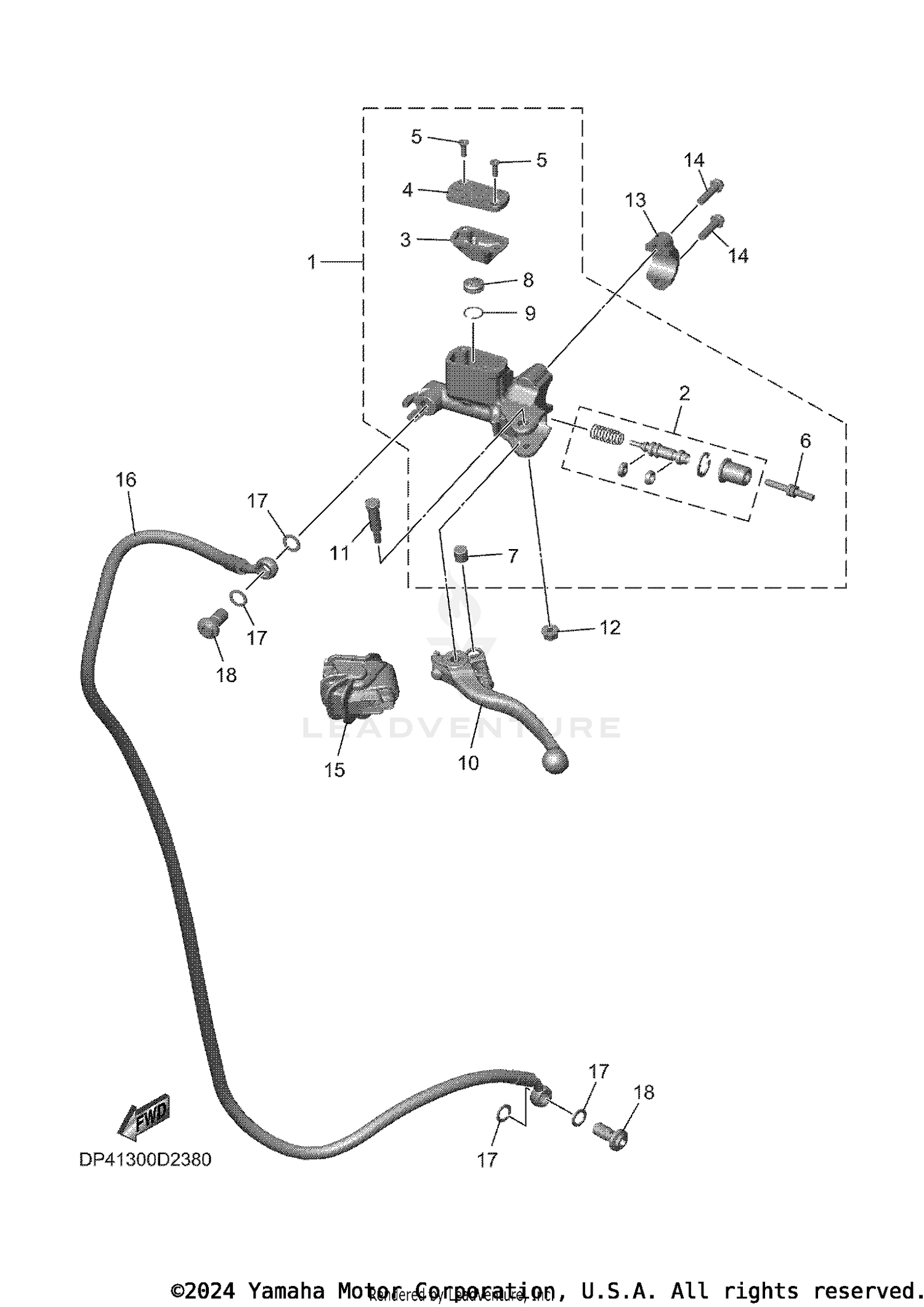FRONT MASTER CYLINDER 2