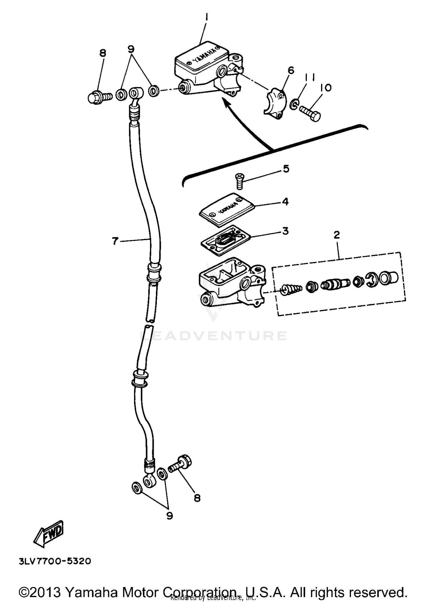 FRONT MASTER CYLINDER