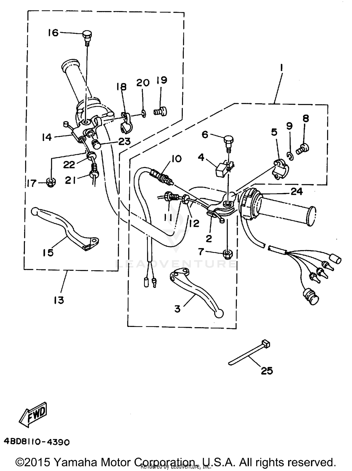 HANDLE SWITCH - LEVER