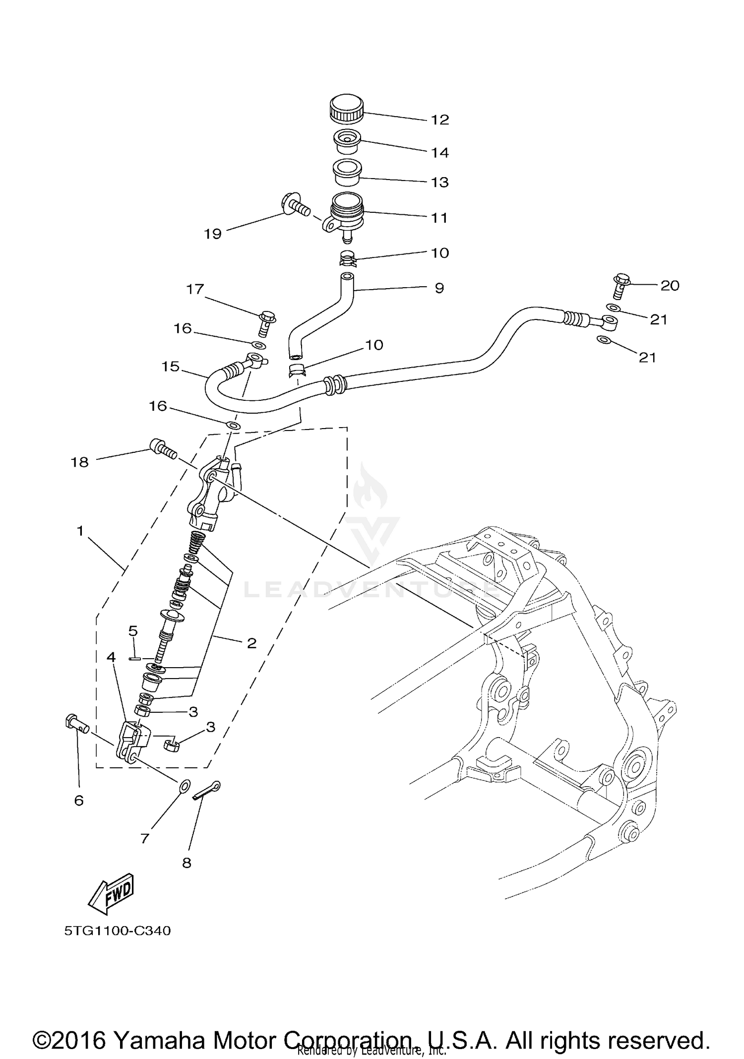 REAR MASTER CYLINDER