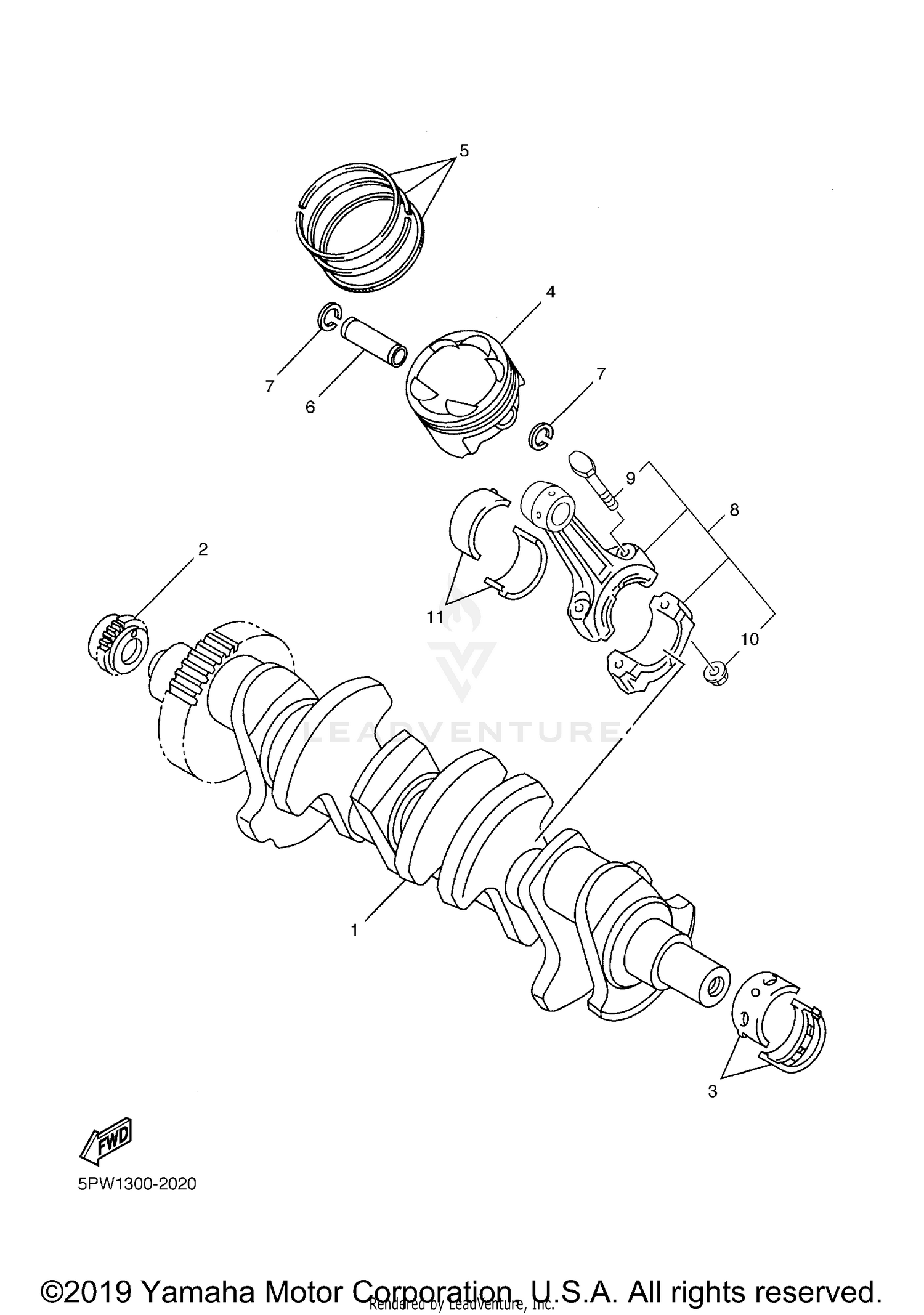 CRANKSHAFT PISTON