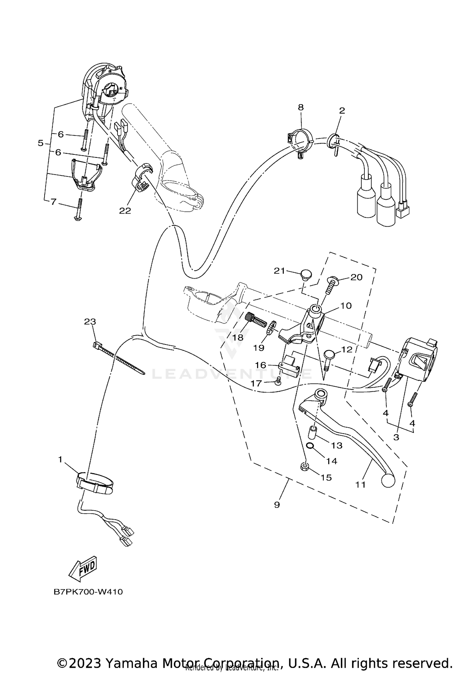 HANDLE SWITCH & LEVER