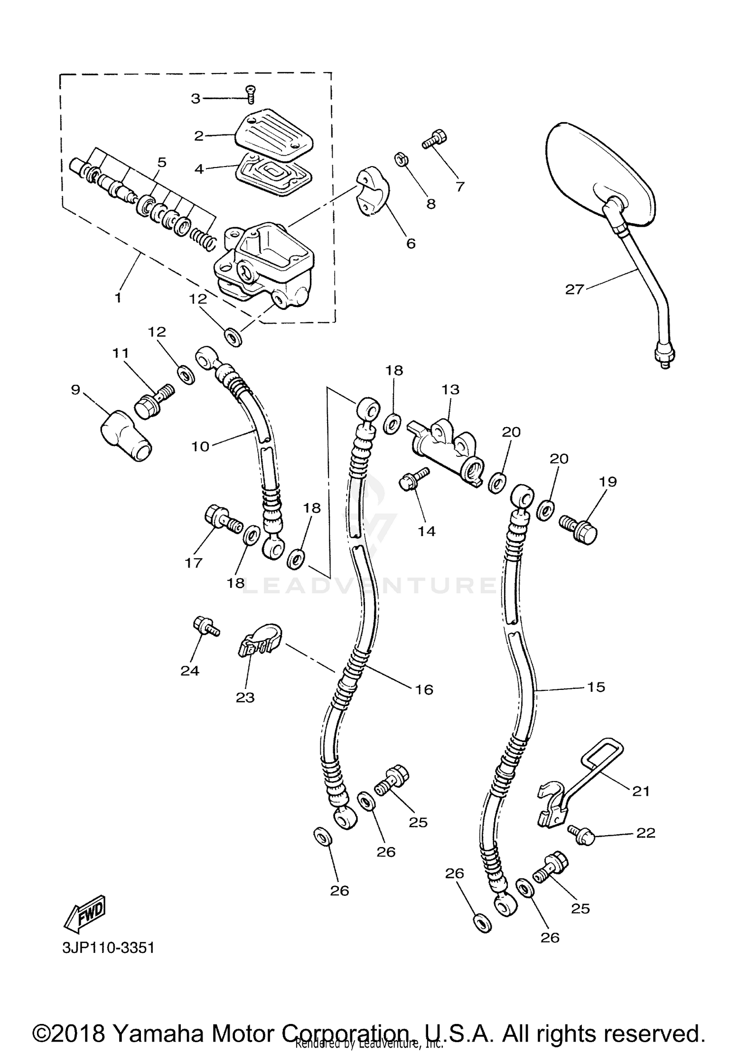 FRONT MASTER CYLINDER