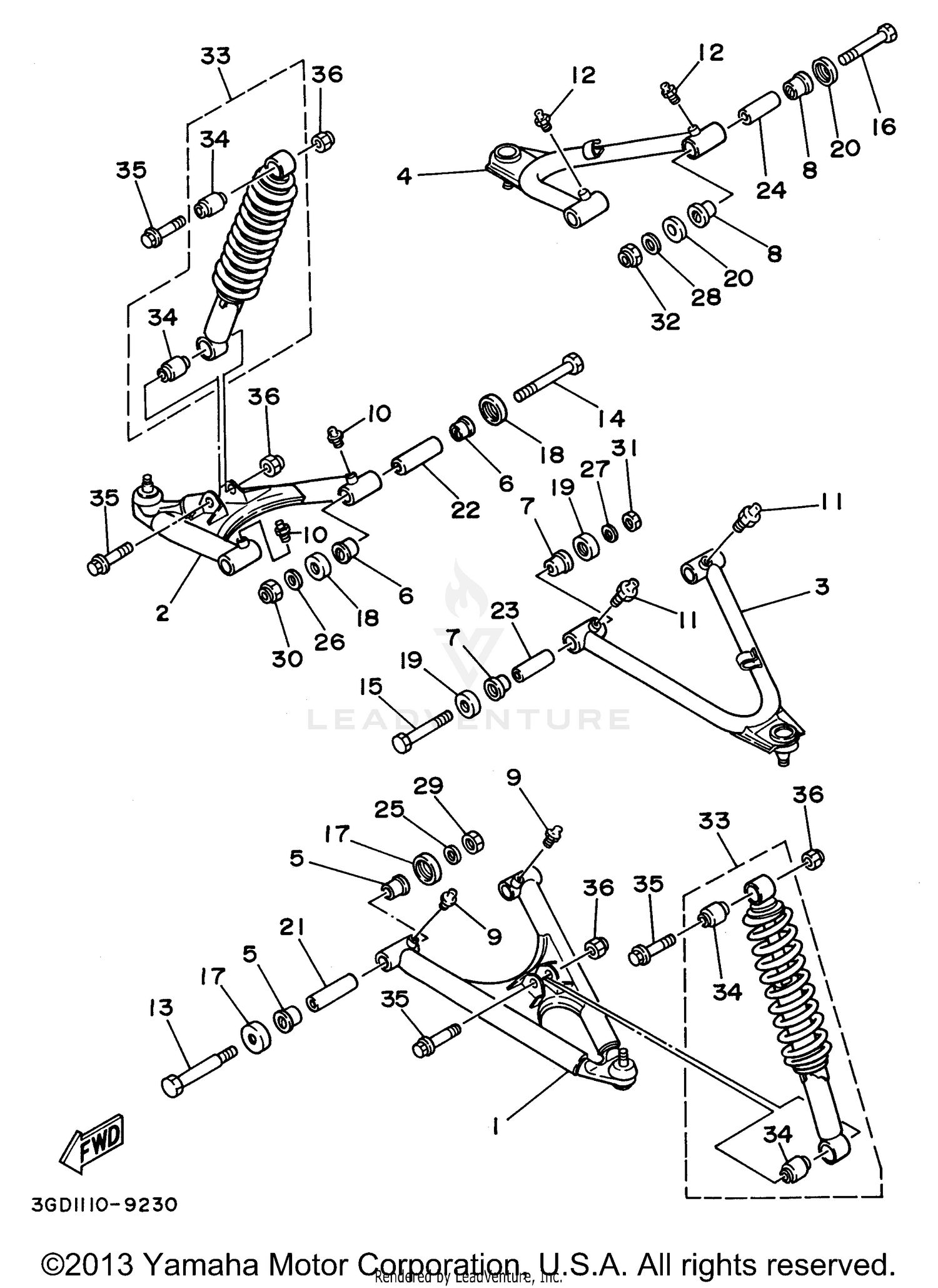 FRONT SUSPENSION WHEEL