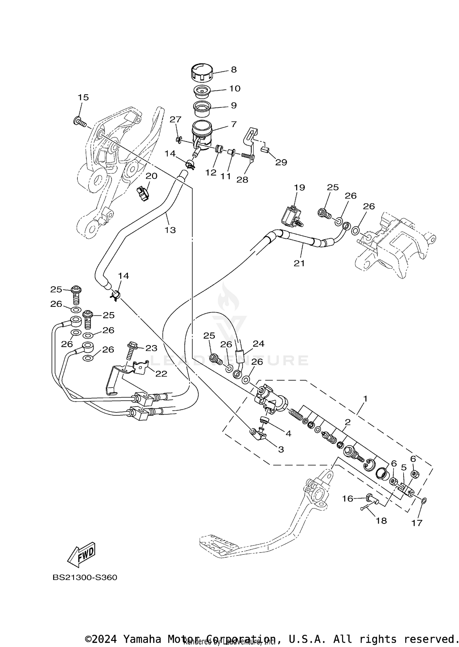 REAR MASTER CYLINDER