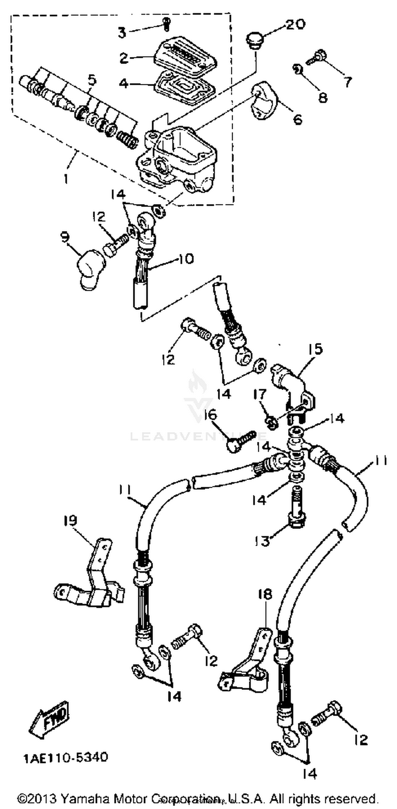 FRONT MASTER CYLINDER