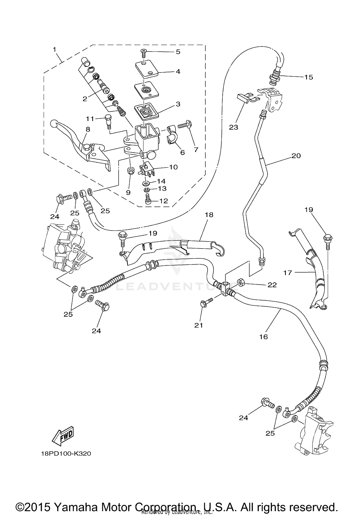 FRONT MASTER CYLINDER