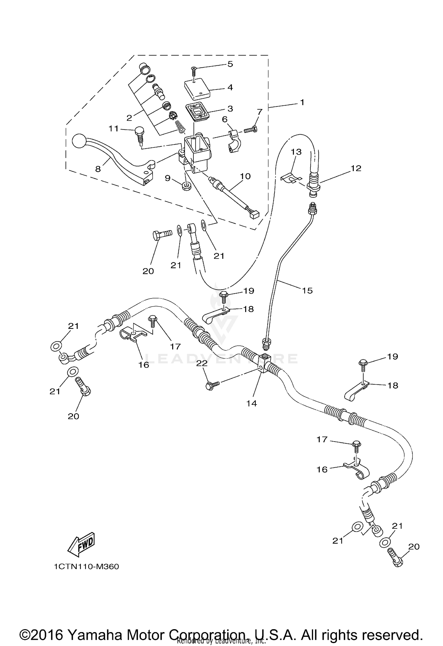 FRONT MASTER CYLINDER