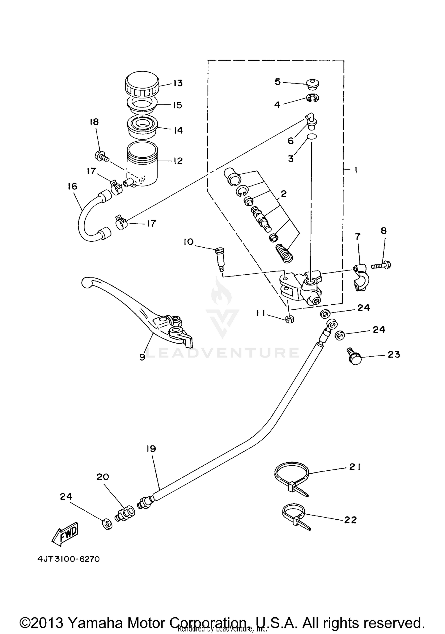 FRONT MASTER CYLINDER