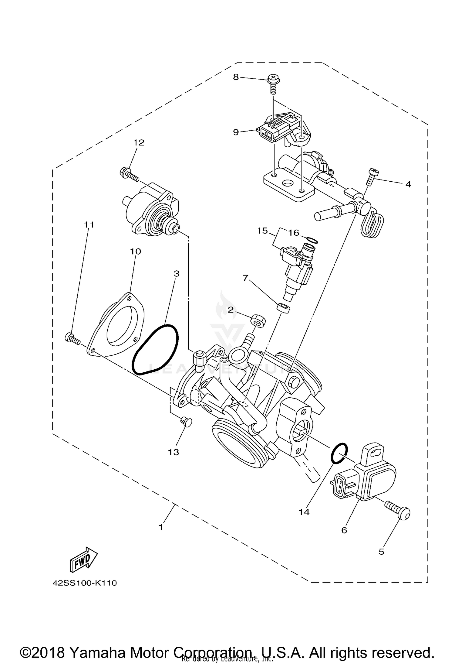 THROTTLE BODY ASSY 1