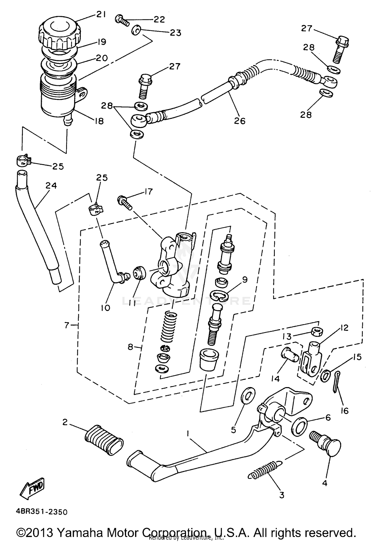 REAR MASTER CYLINDER
