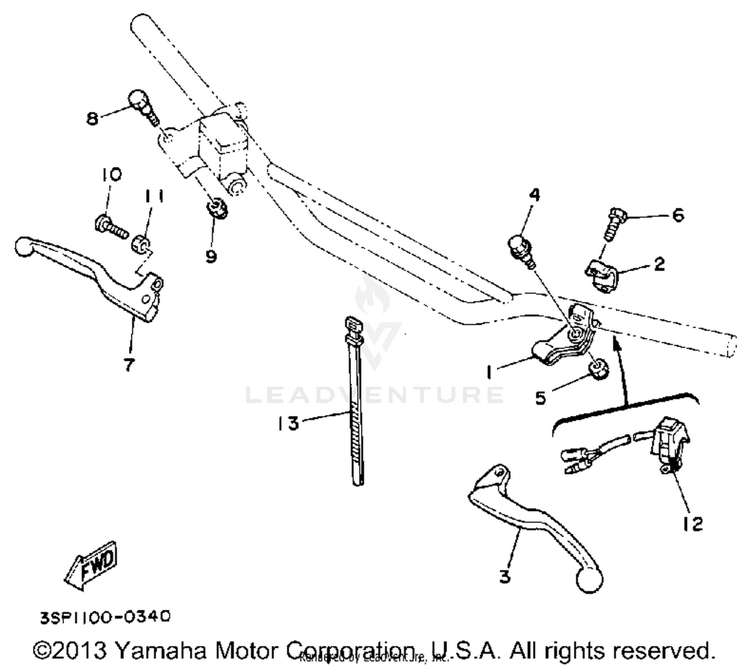 HANDLE SWITCH - LEVER