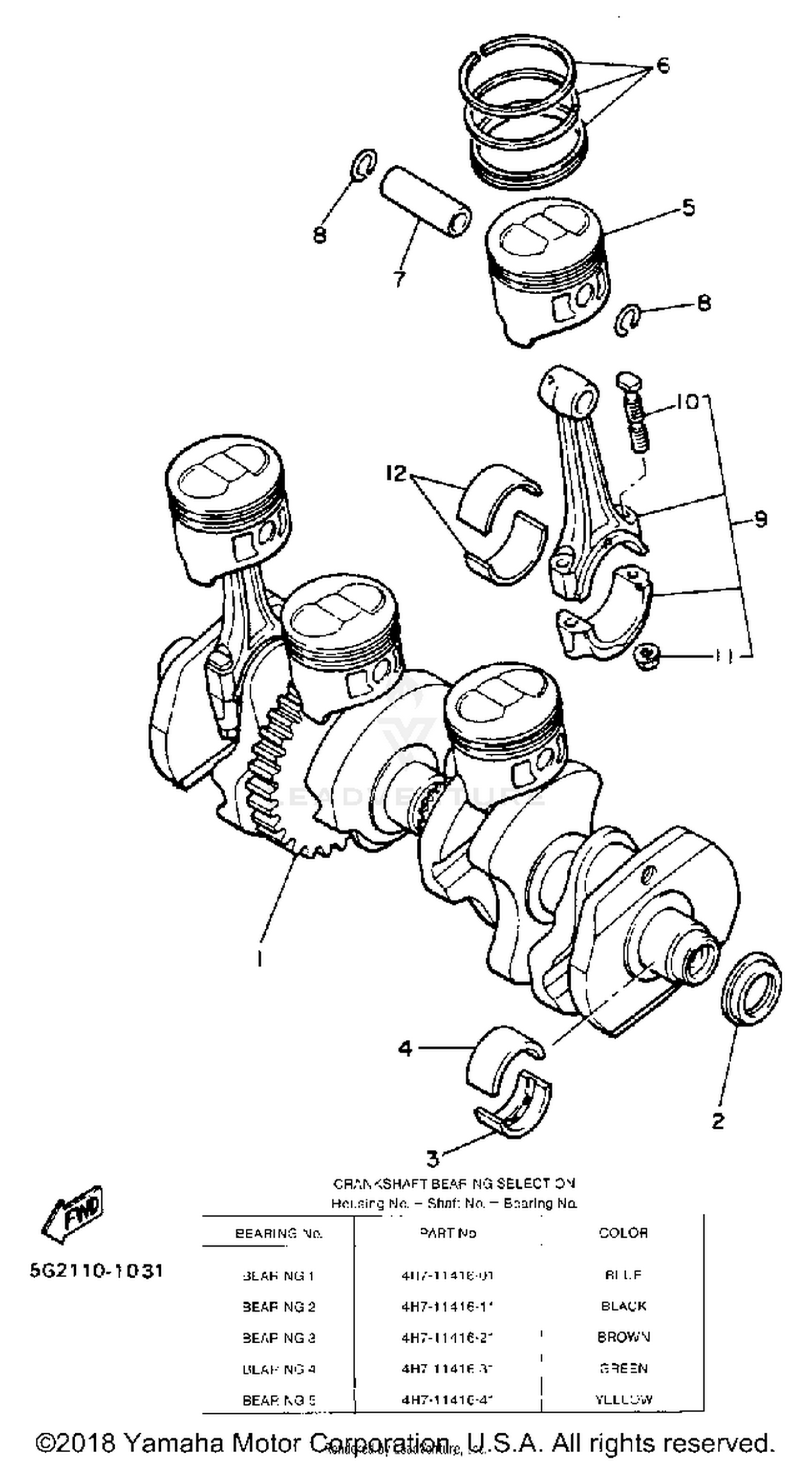 CRANKSHAFT PISTON