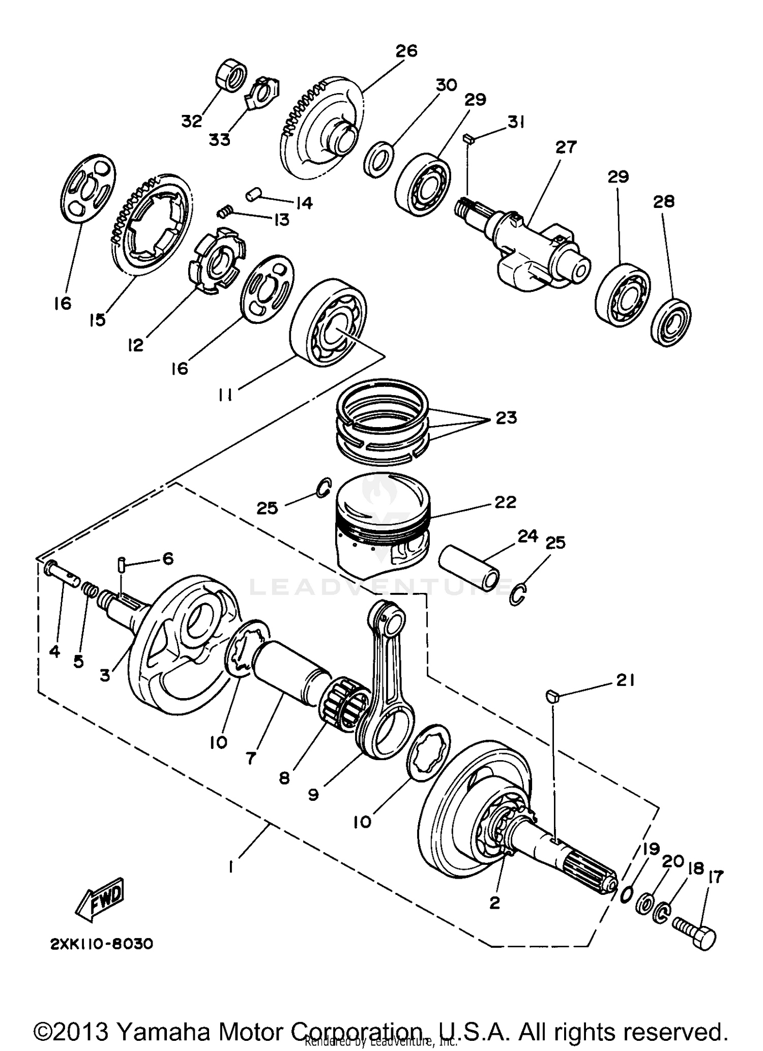 CRANKSHAFT PISTON