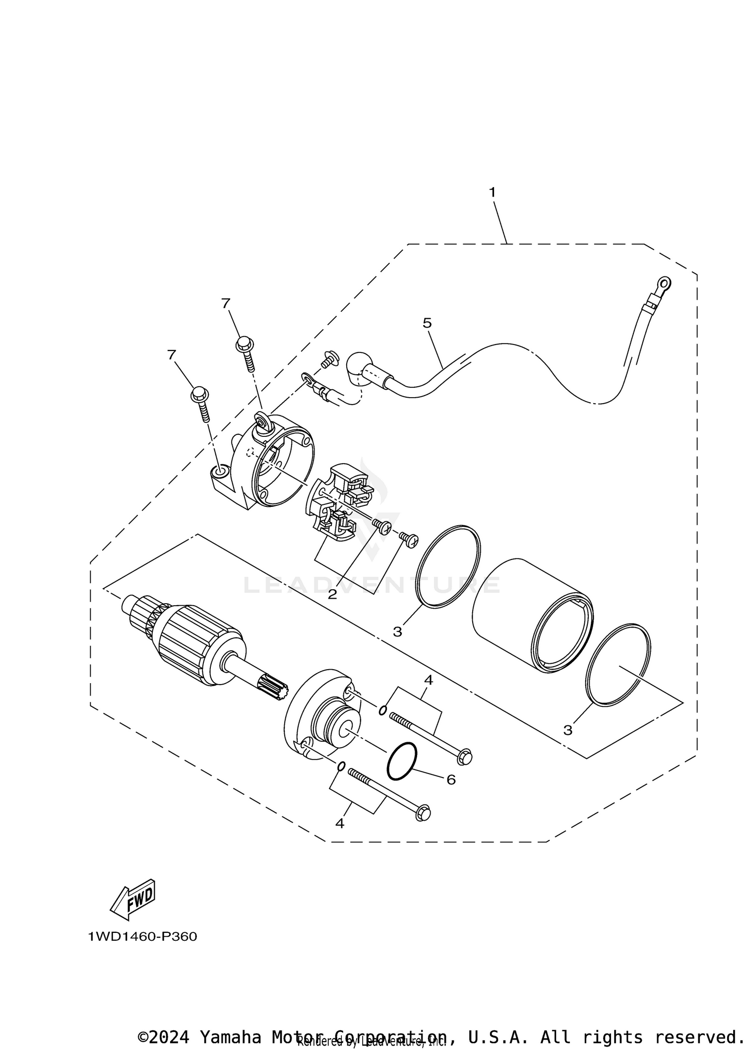 STARTING MOTOR