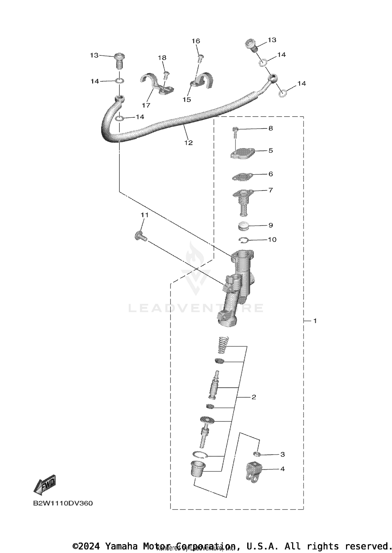 REAR MASTER CYLINDER
