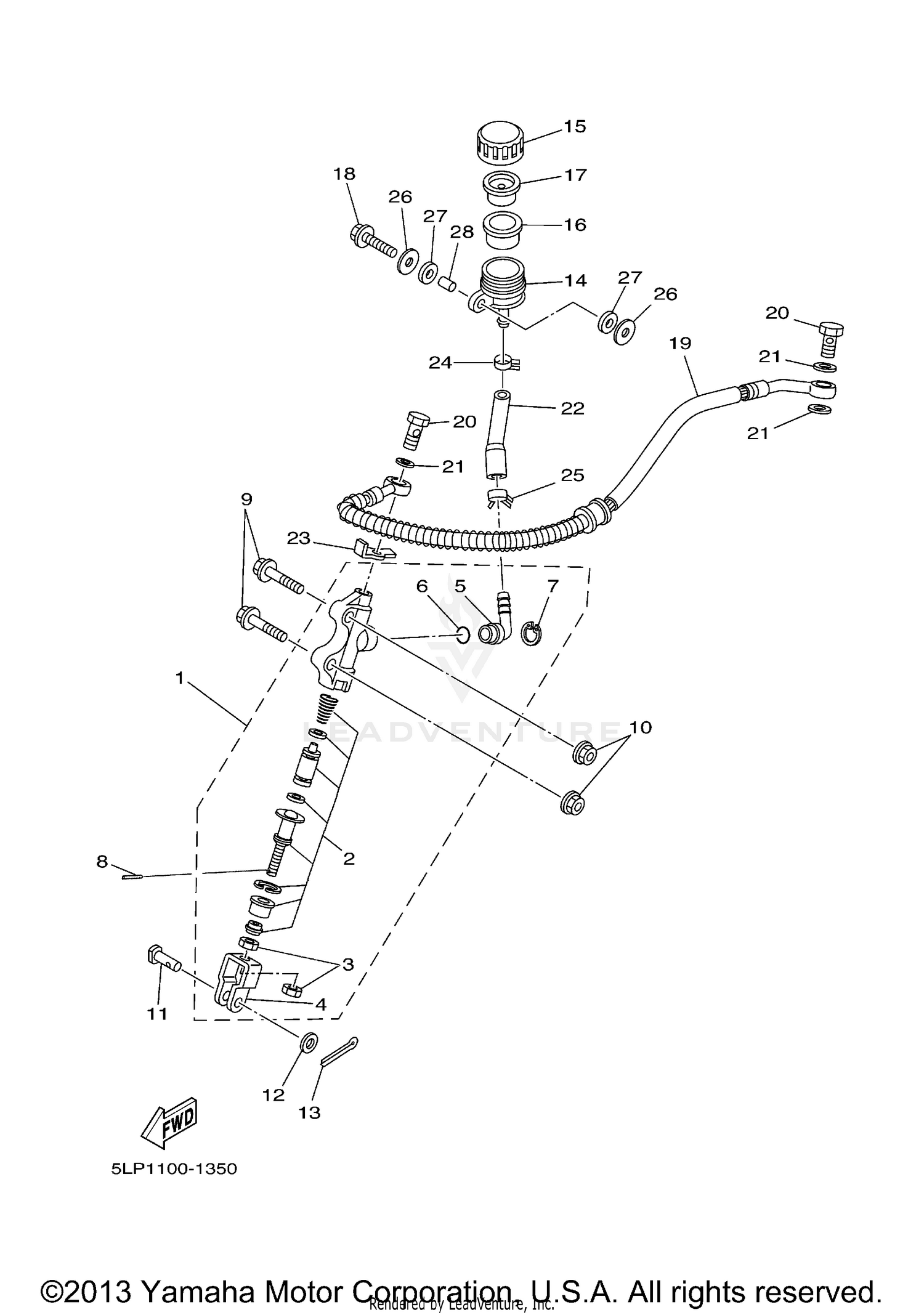 REAR MASTER CYLINDER