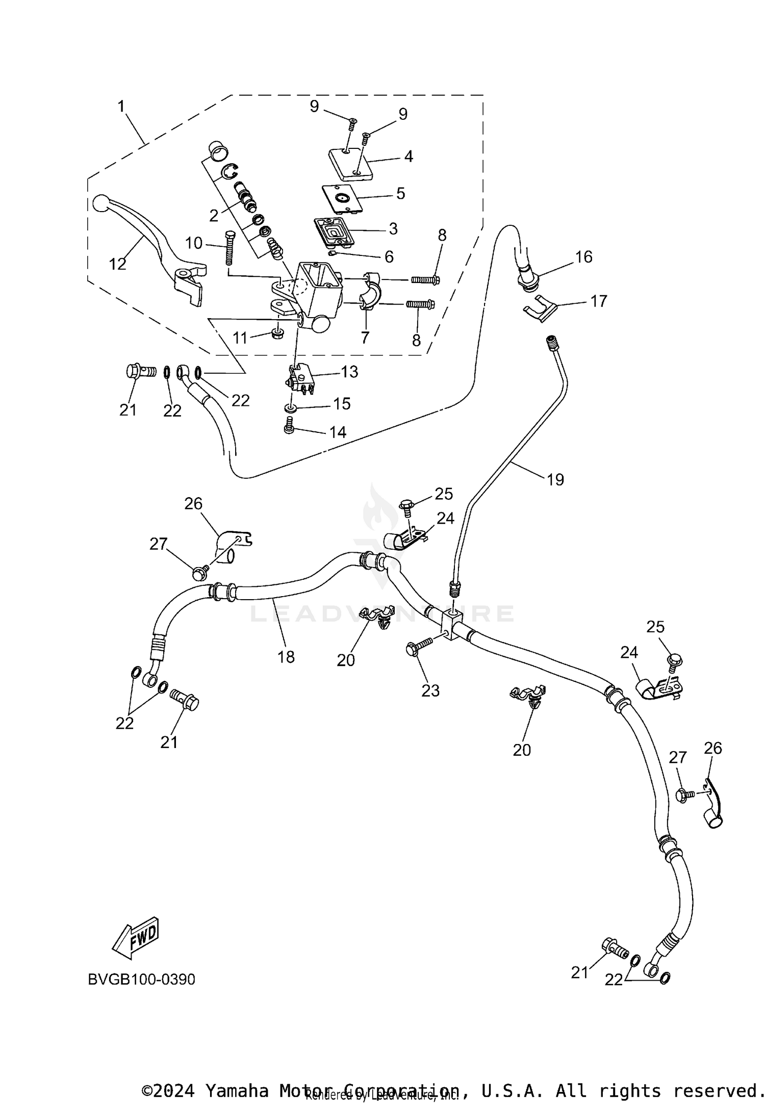 FRONT MASTER CYLINDER
