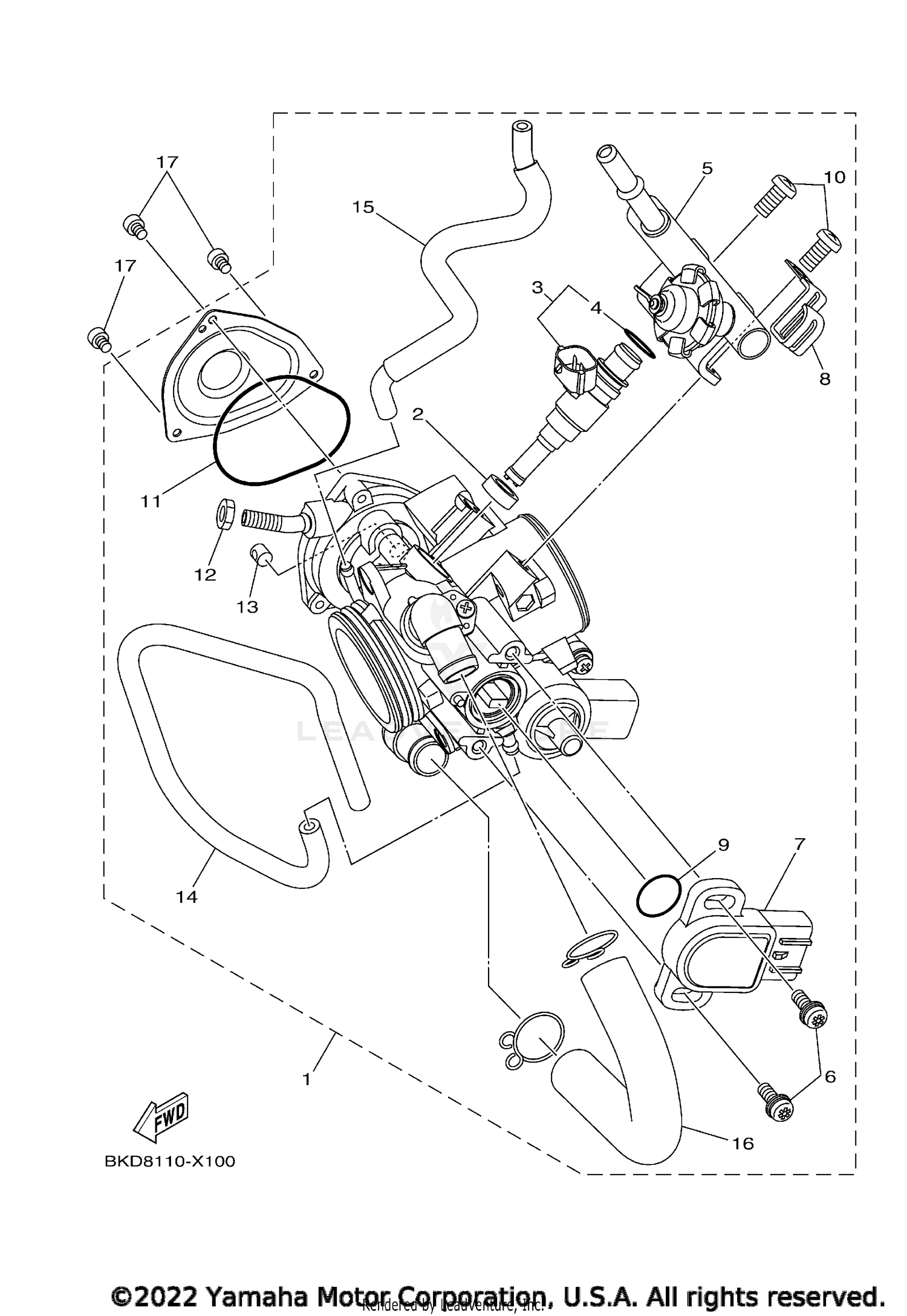 THROTTLE BODY ASSY 1