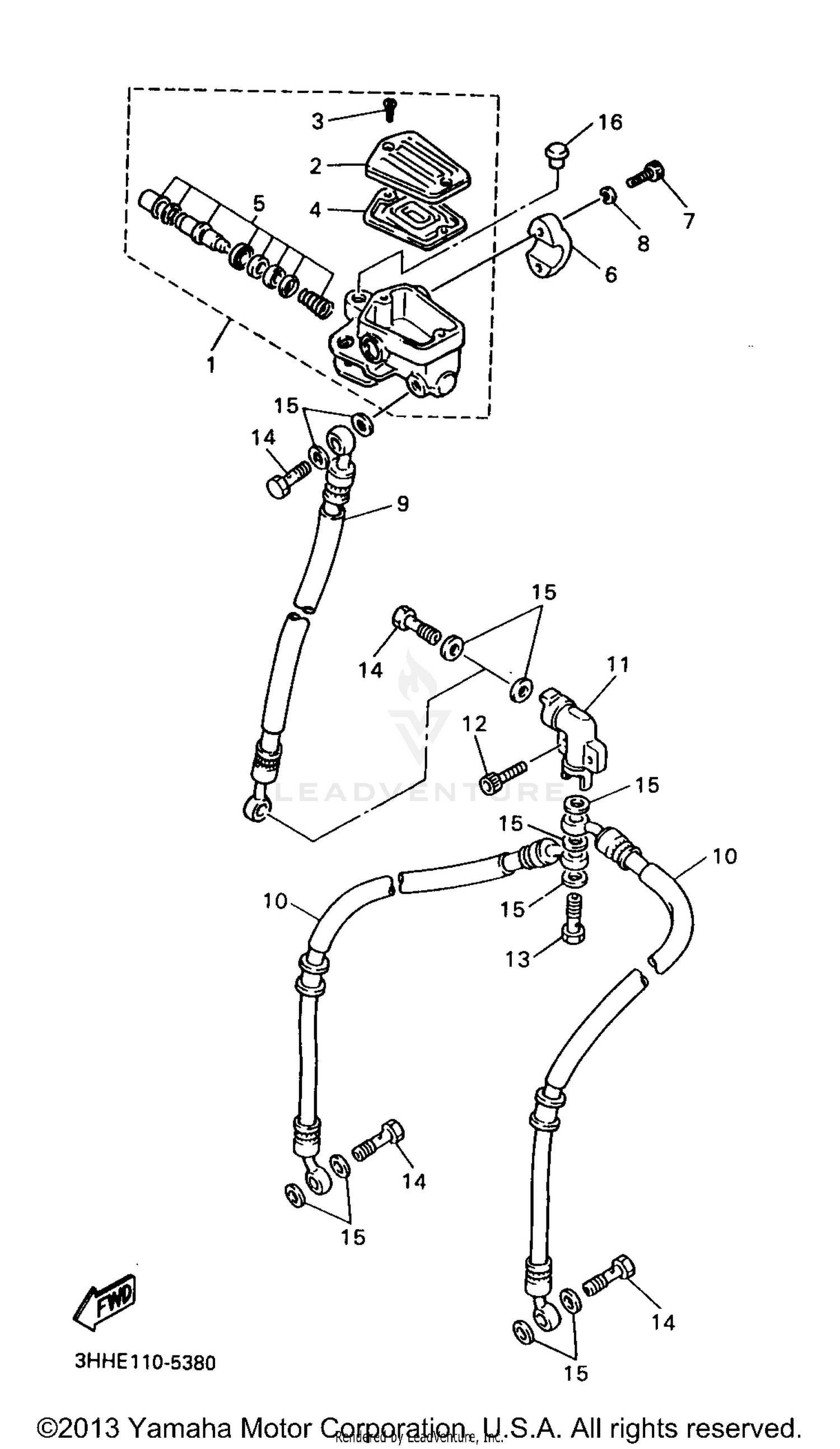FRONT MASTER CYLINDER