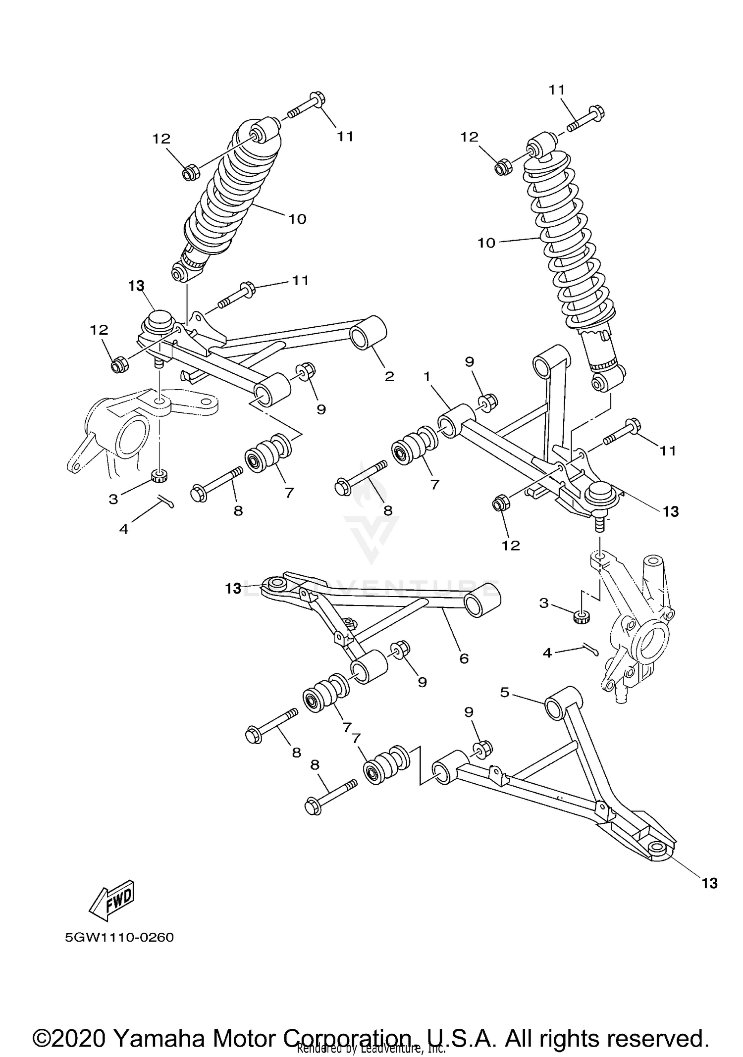 FRONT SUSPENSION WHEEL