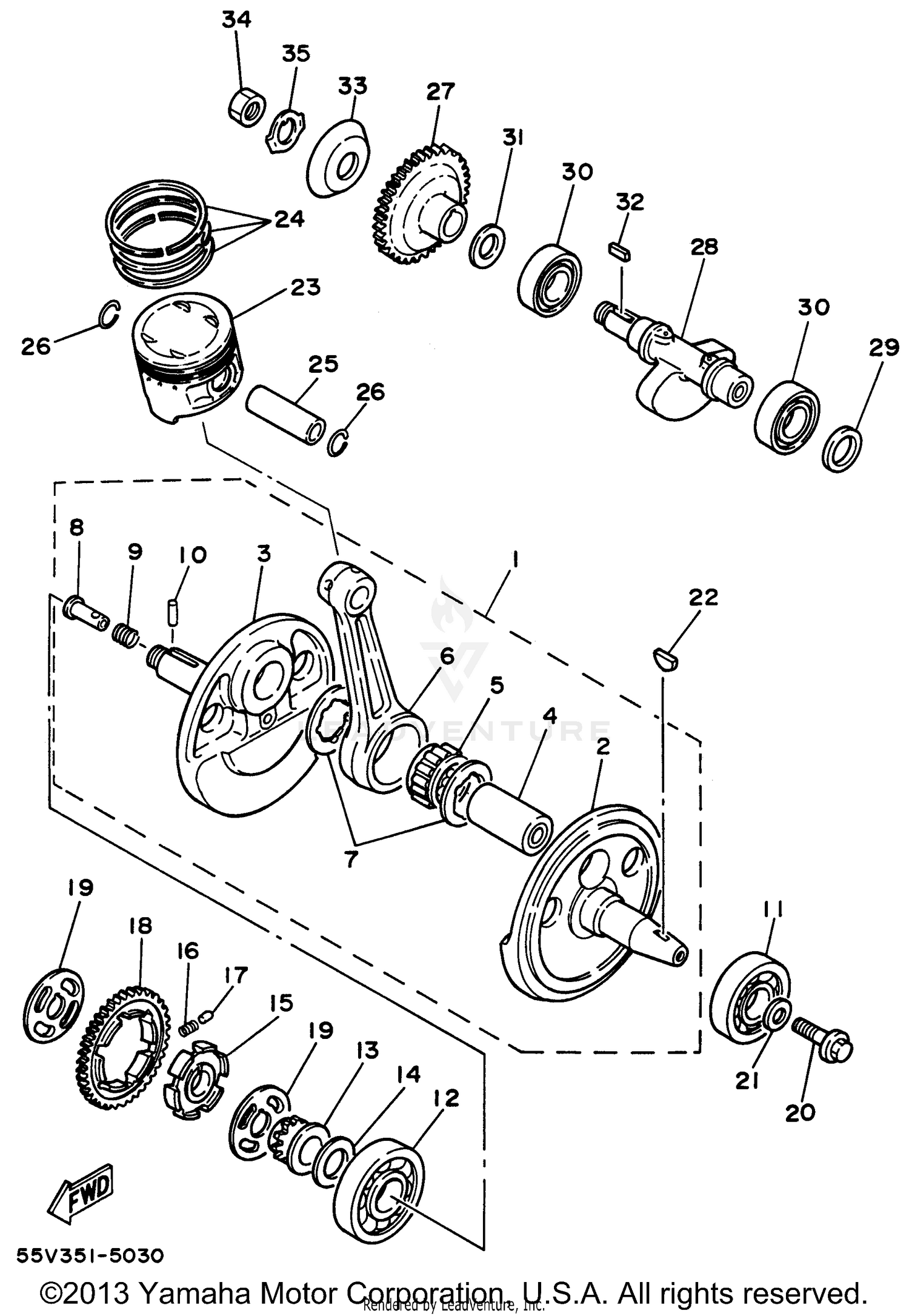 CRANKSHAFT - PISTON